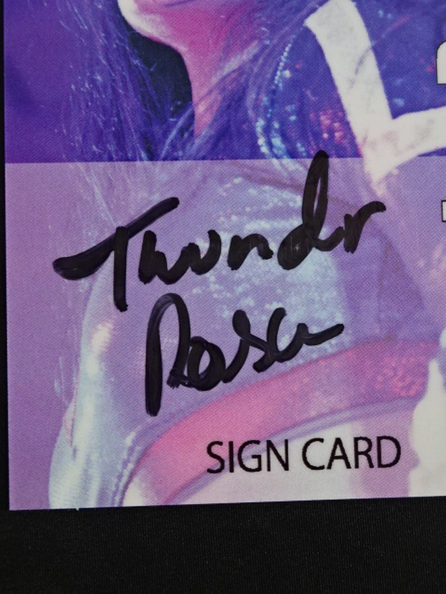 2015 STARDOM COLLECTION CARD Thunder Rosa Official Autographed Card