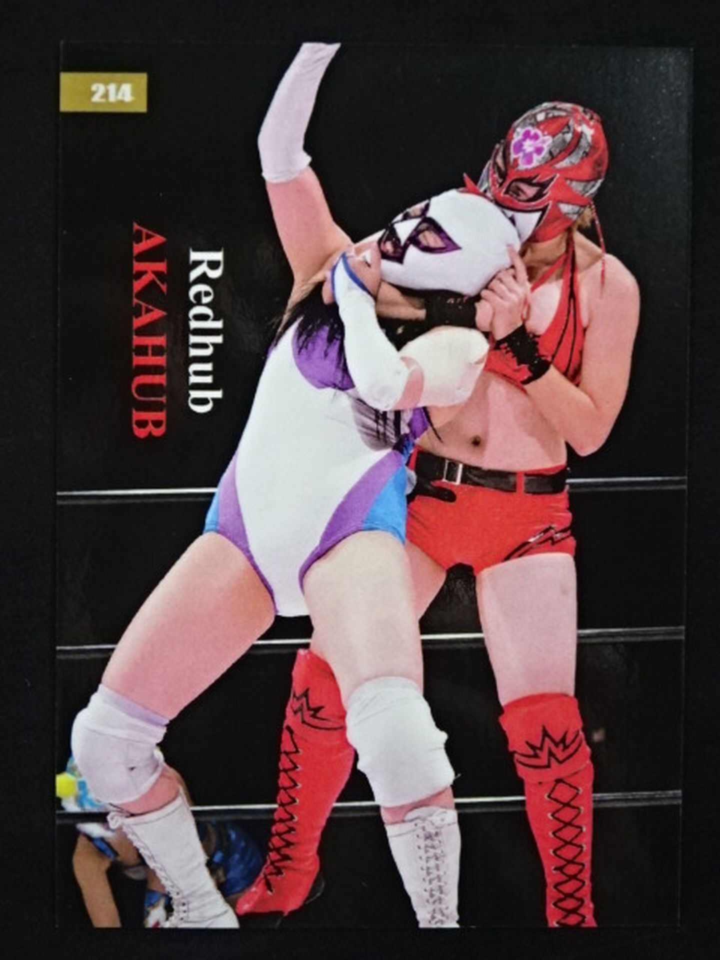 2019 STARDOM COLLECTION CARD Utami Hayashishita (Red Hub) Official autographed card