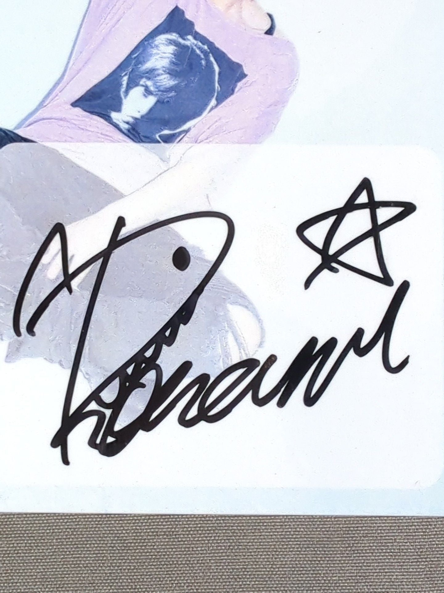 2017 STARDOM COLLECTION CARD 小波 公式サインカード