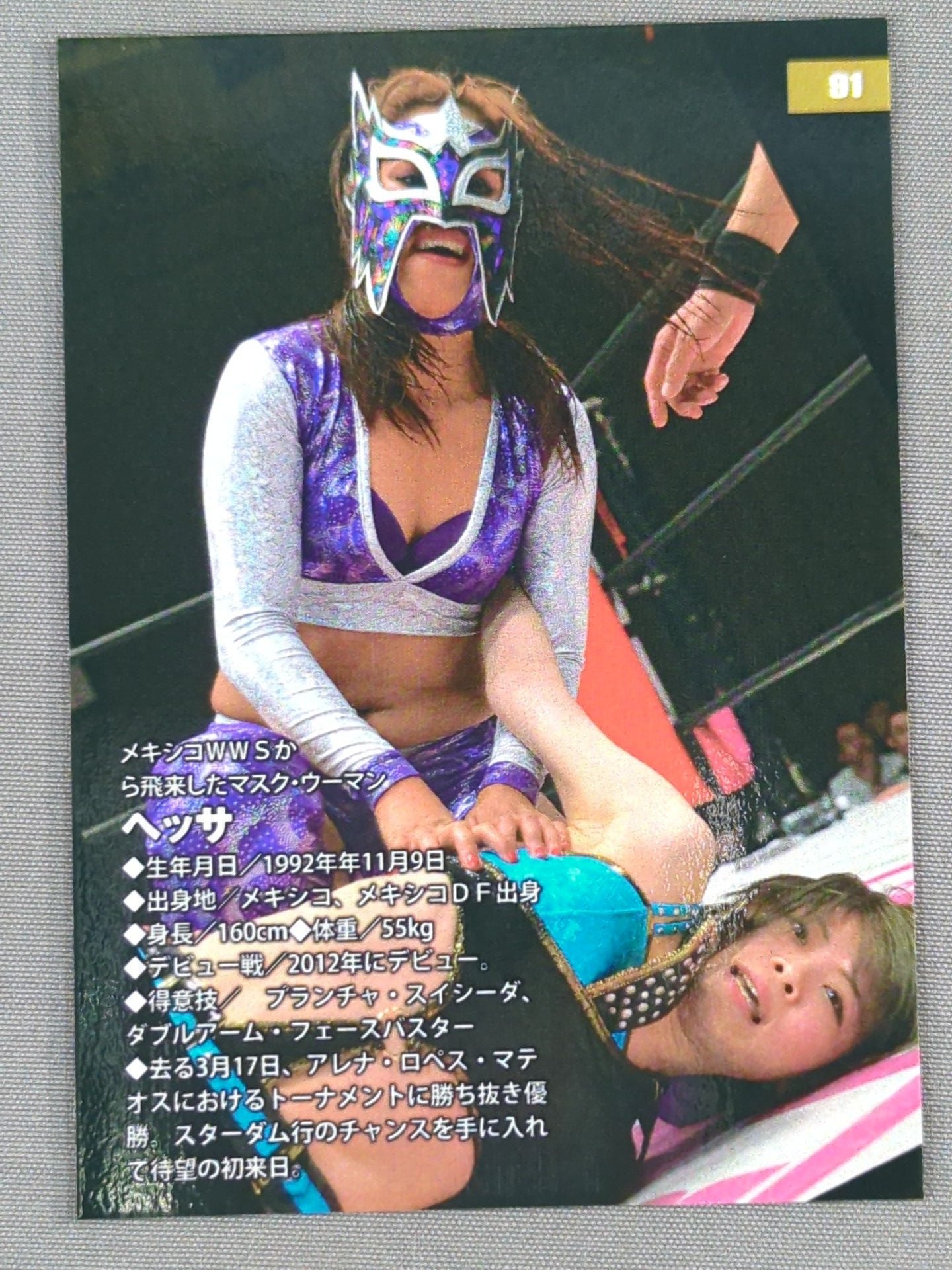 2017 STARDOM COLLECTION CARD ヘッサ(91)
