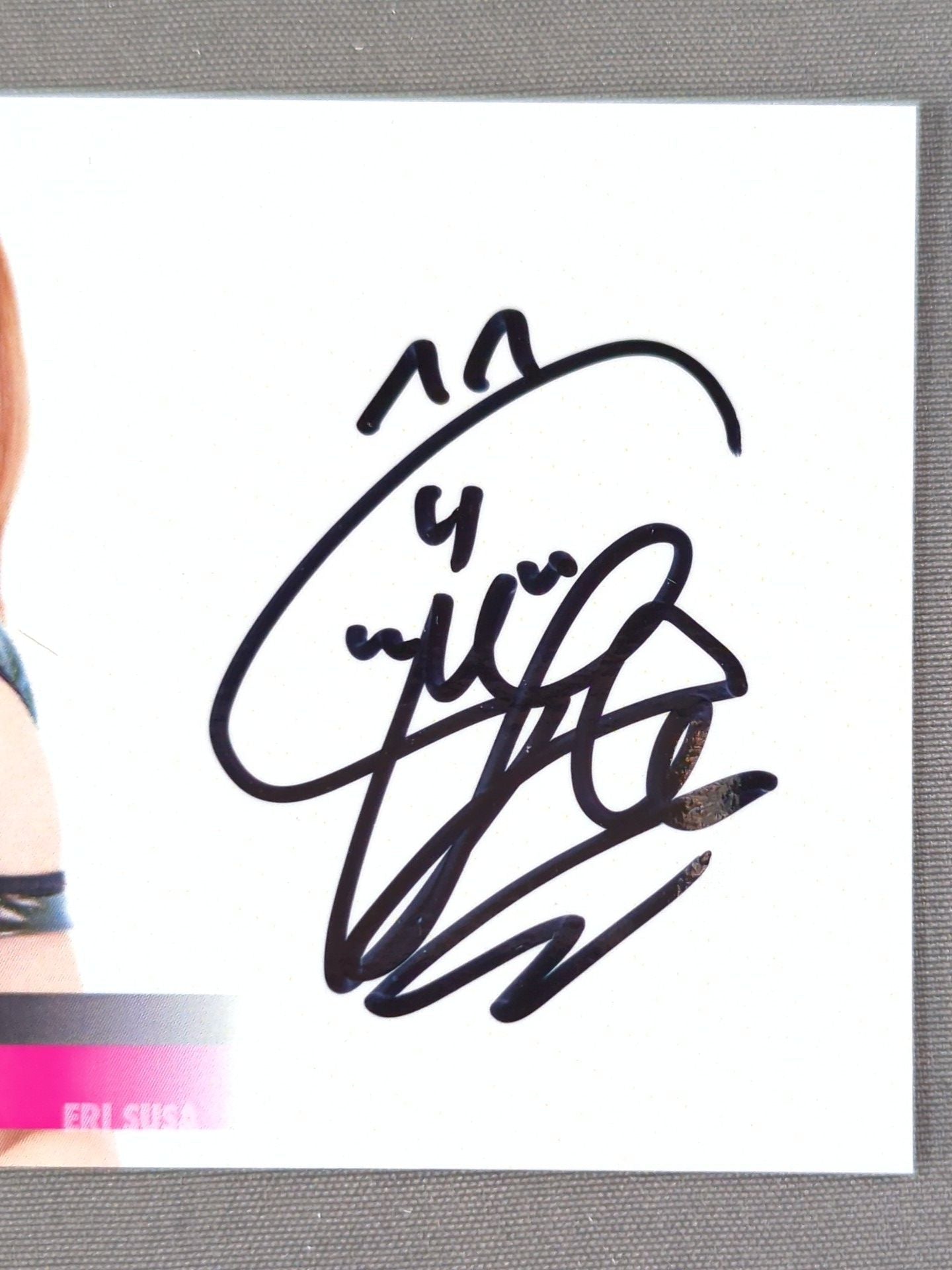 2013 STARDOM COLLECTION CARD 須佐えり 公式サインカード