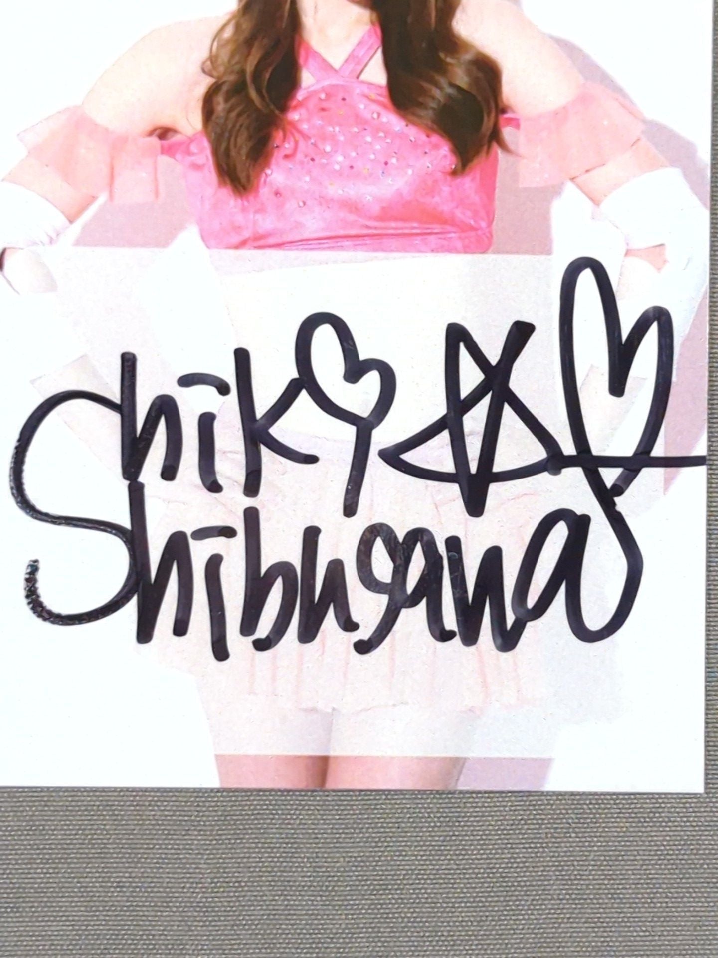 2017 STARDOM COLLECTION CARD 渋沢四季 公式サインカード