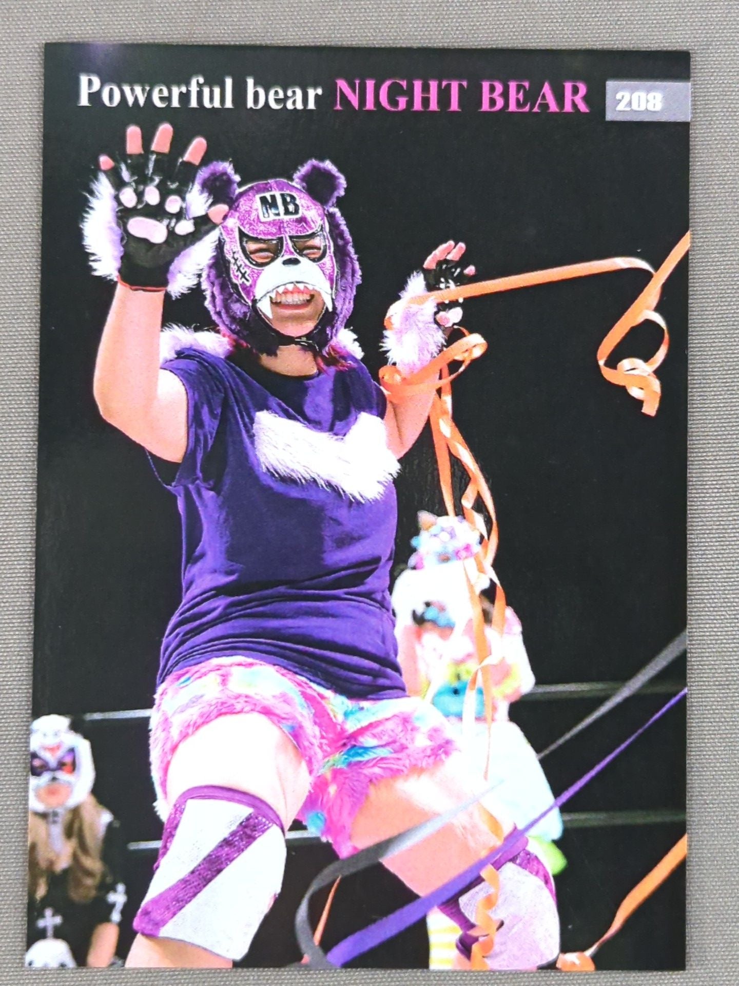 2019 STARDOM COLLECTION CARD ナイトベアー(刀羅ナツコ)公式サインカード