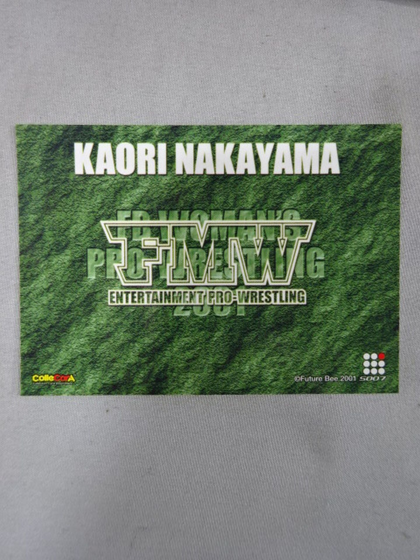 2001 未来蜂 中山香里 公式サインカード