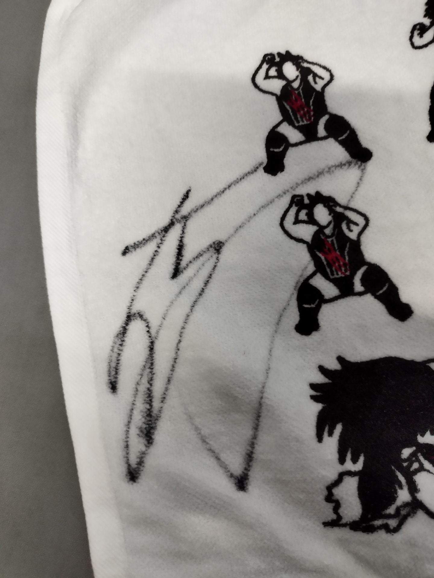 Yuu 【hand signed autograph】 "Bare Bears" Face Towel