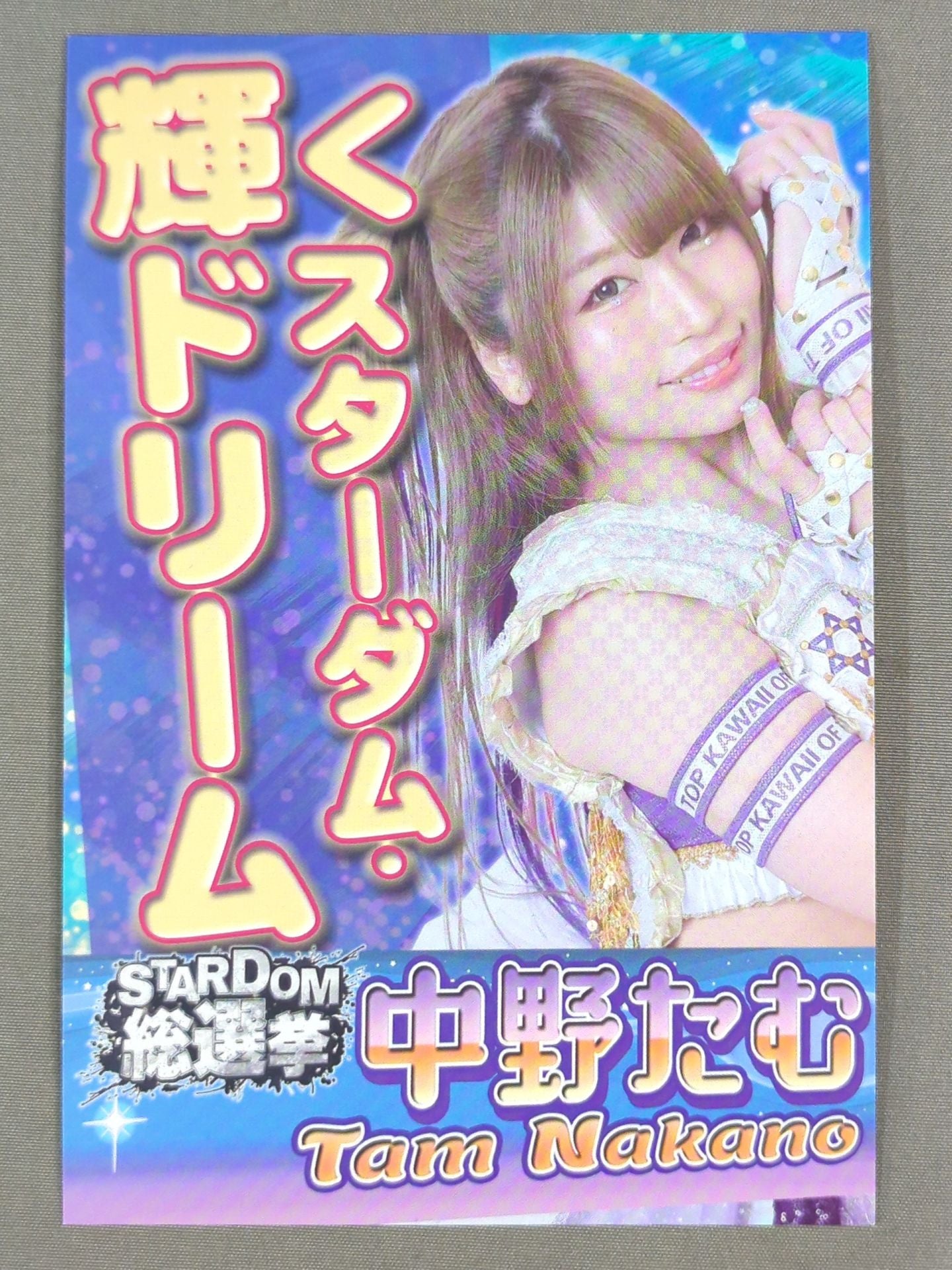 Tam Nakano  Stardom General Election Postcard