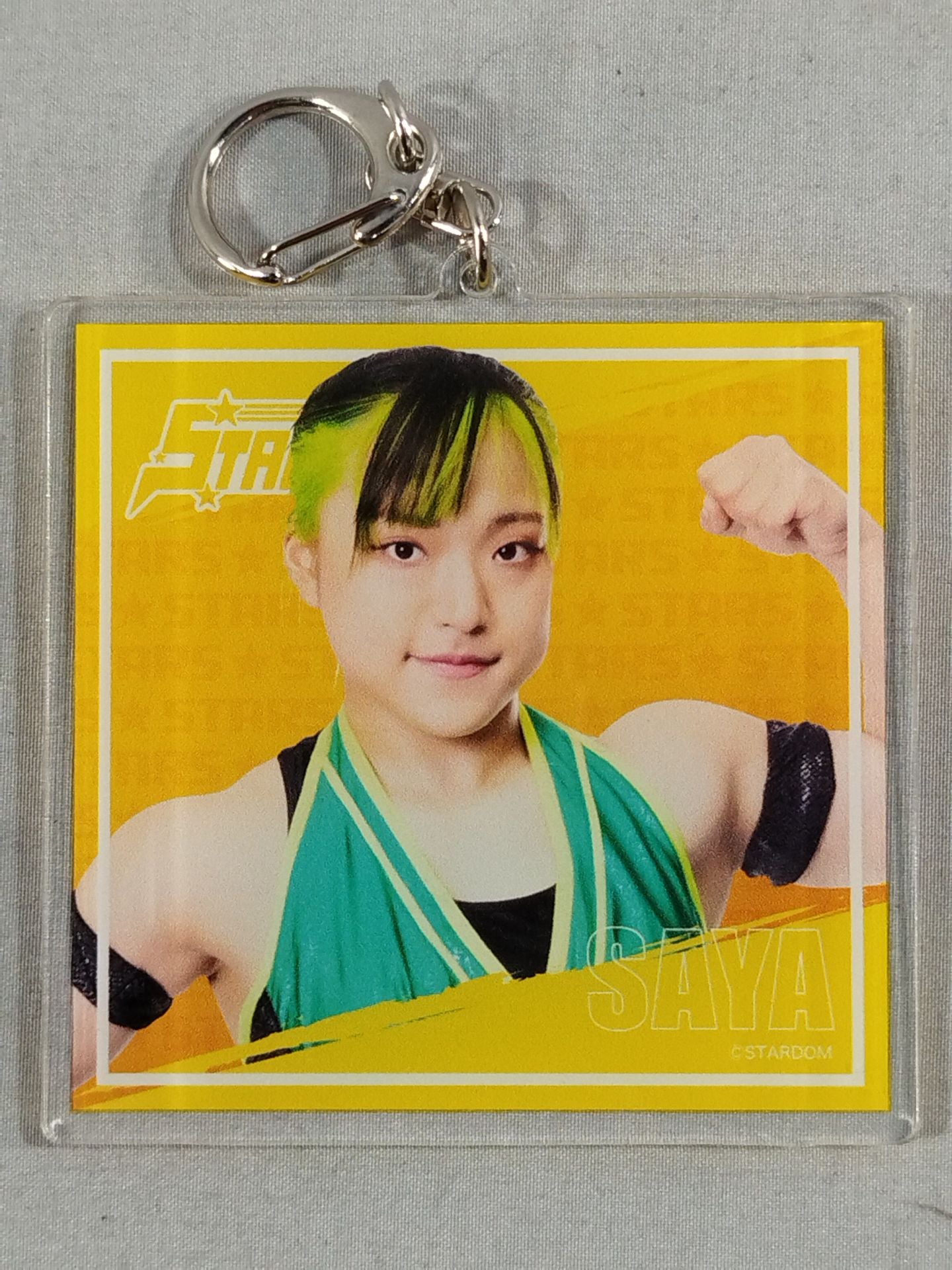 Saya Iida Trading Acrylic Photo Keychain