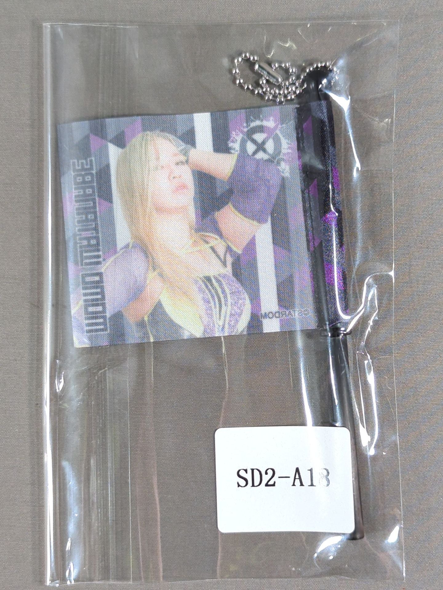 Momo Watanabe STARDOM×Webpon Flag Keychain
