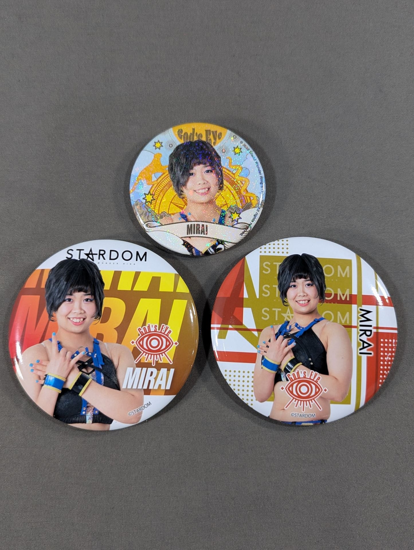 ★ New Fighting Princess ★ MIRAI PinBack button set(1)