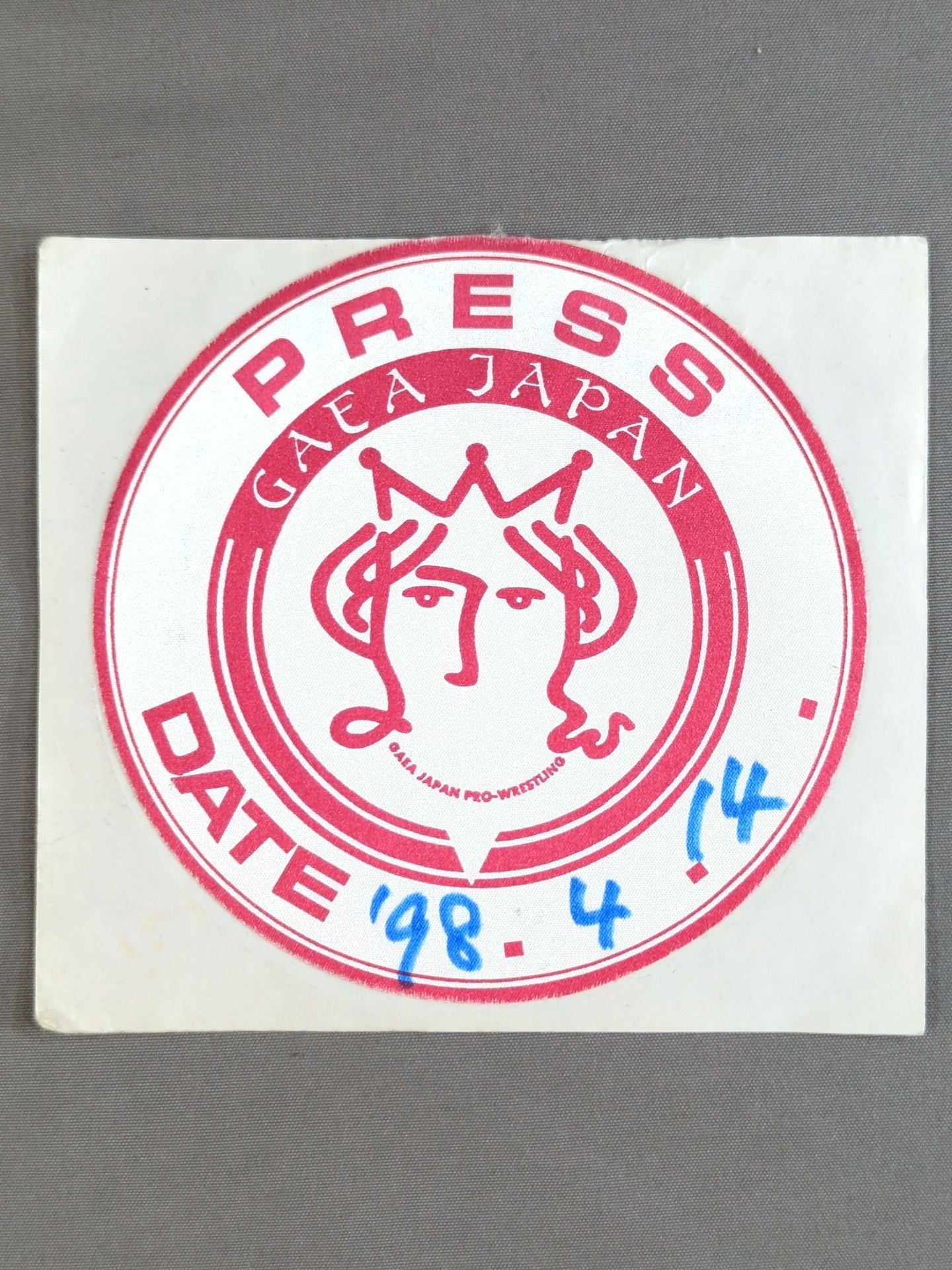 GAEA JAPAN「旗揚げ3周年記念大会第1弾」【PRESS】パスカード