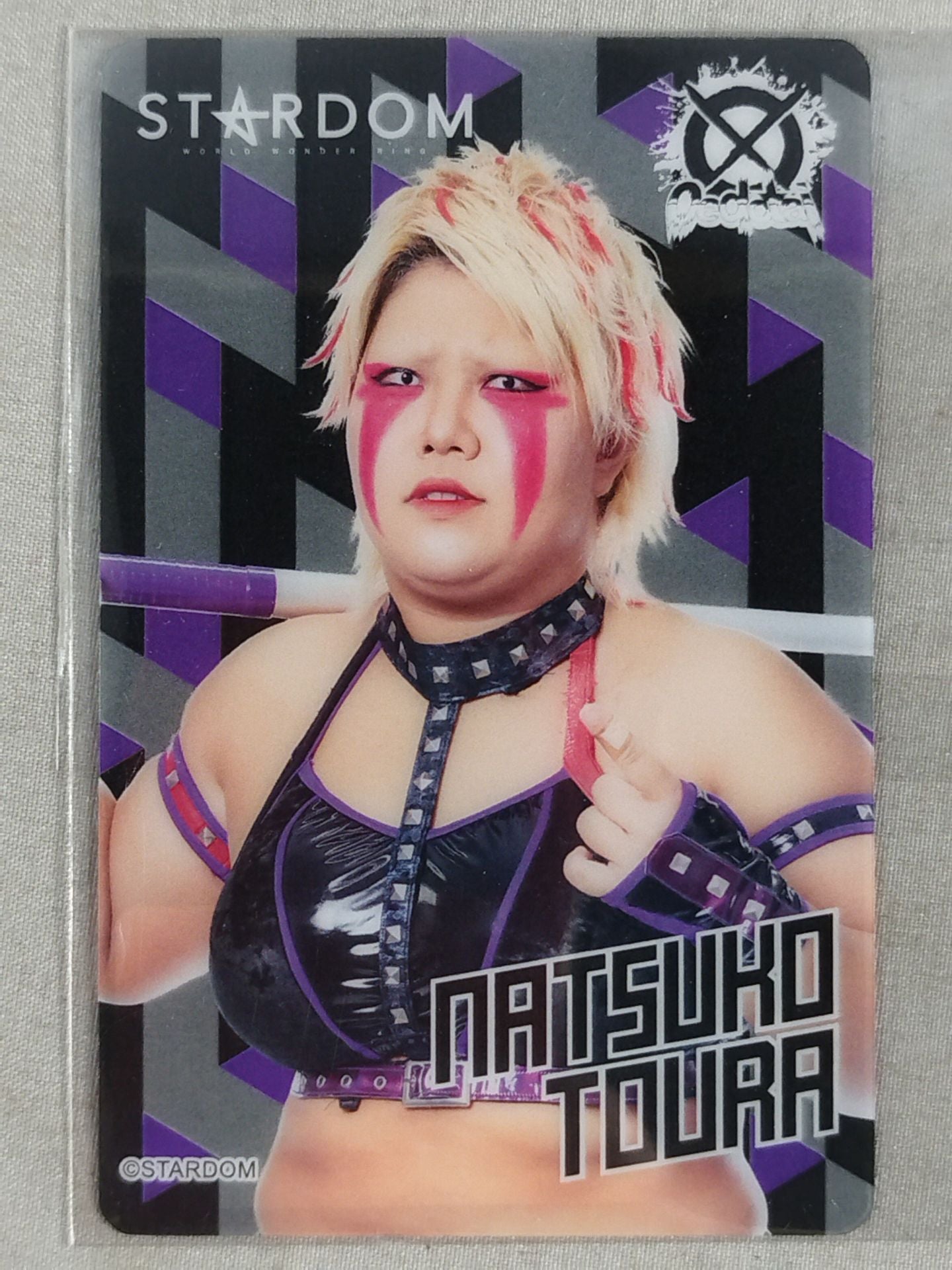 刀羅ナツコ STARDOM×ウェブポン クリアカード