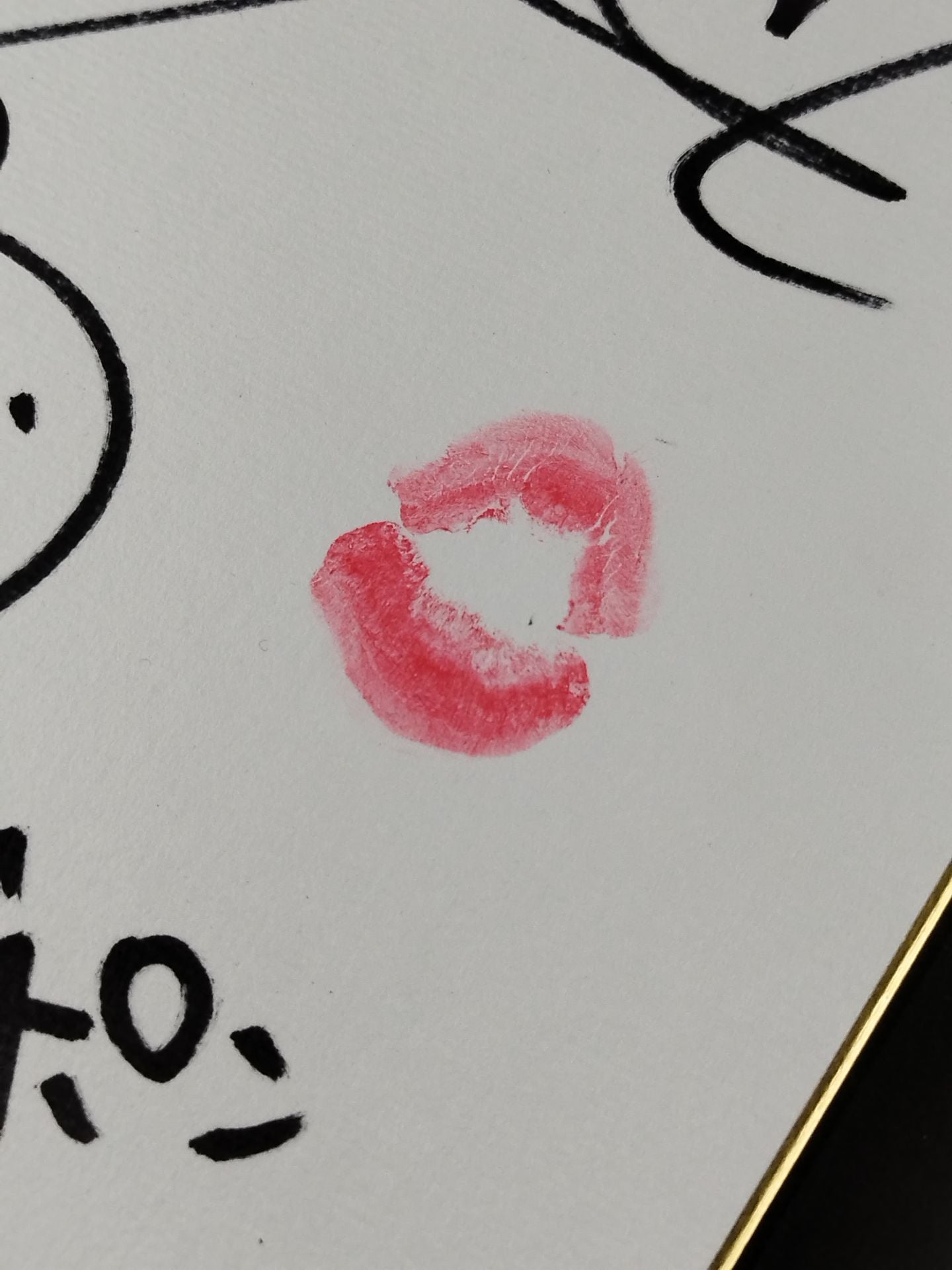 Yuzuki Aikawa (with kiss mark and sticker)