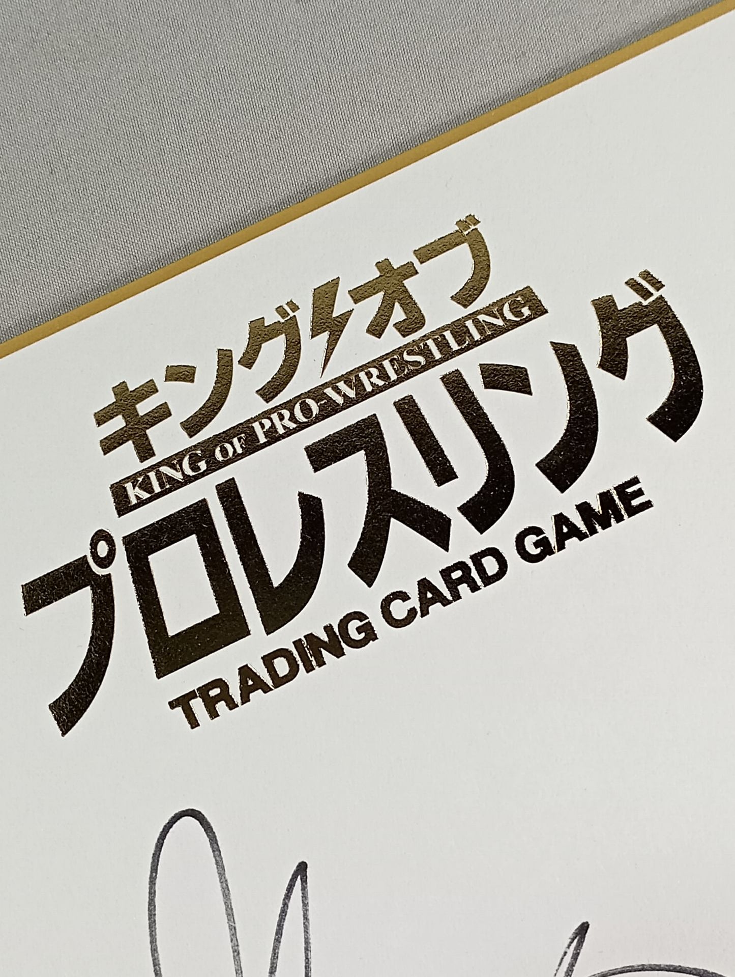 マリア・ケネリス(キングオブプロレスリング専用色紙)