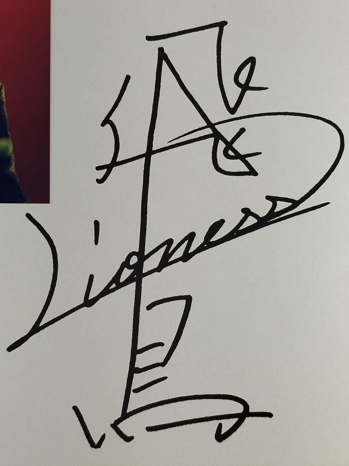 Lioness Asuka Autograph is printed (photoAffixed)
