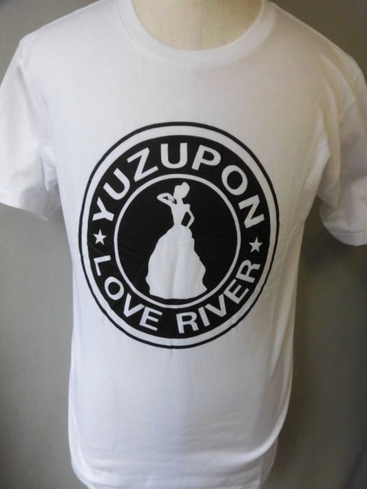 Yuzuki Aikawa  "YUZUPON LOVE RIVER" T-shirt (white)