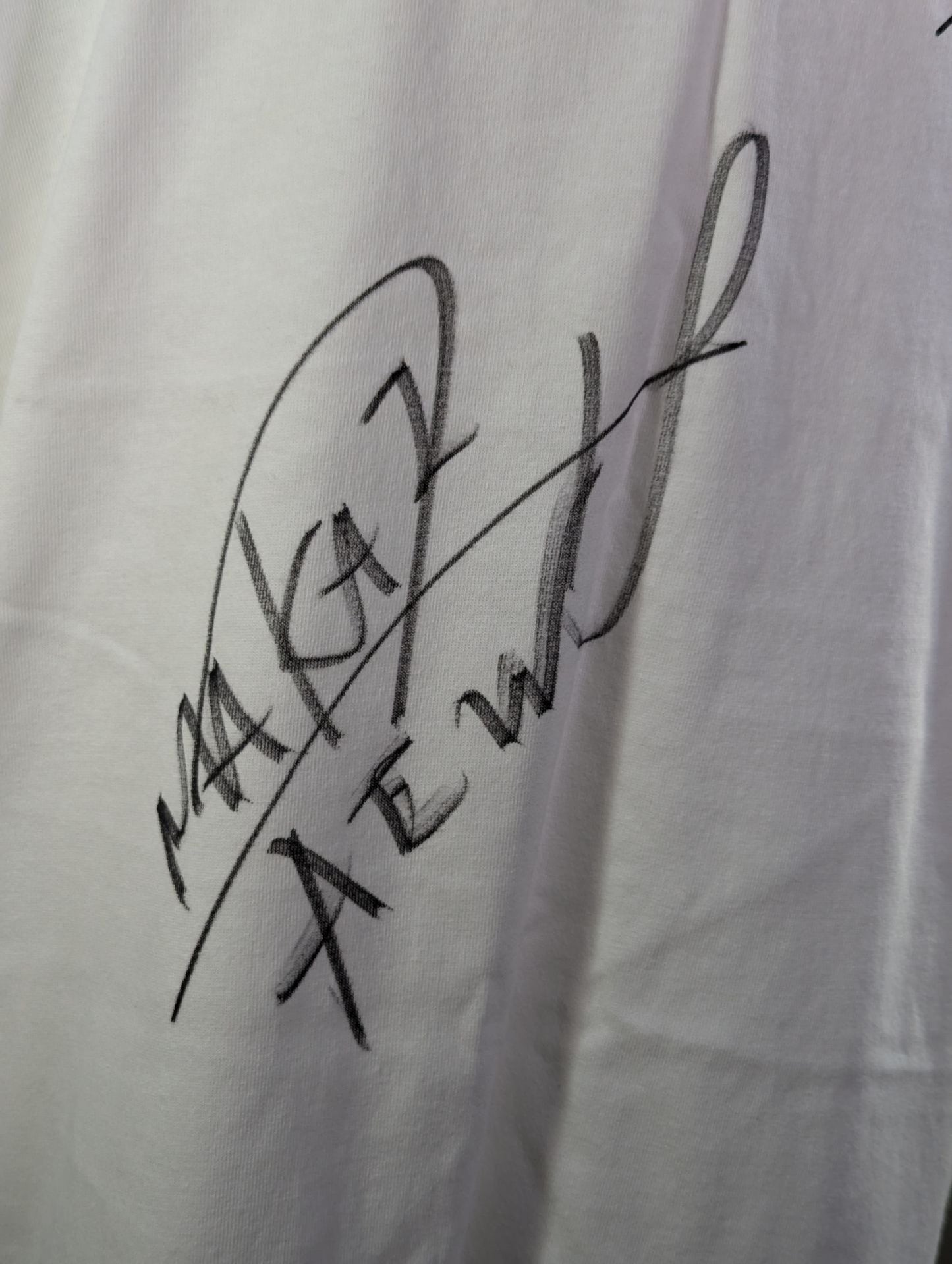 【hand signed autograph】 Hikaru Shida Ruta Factory T-shirt (white)