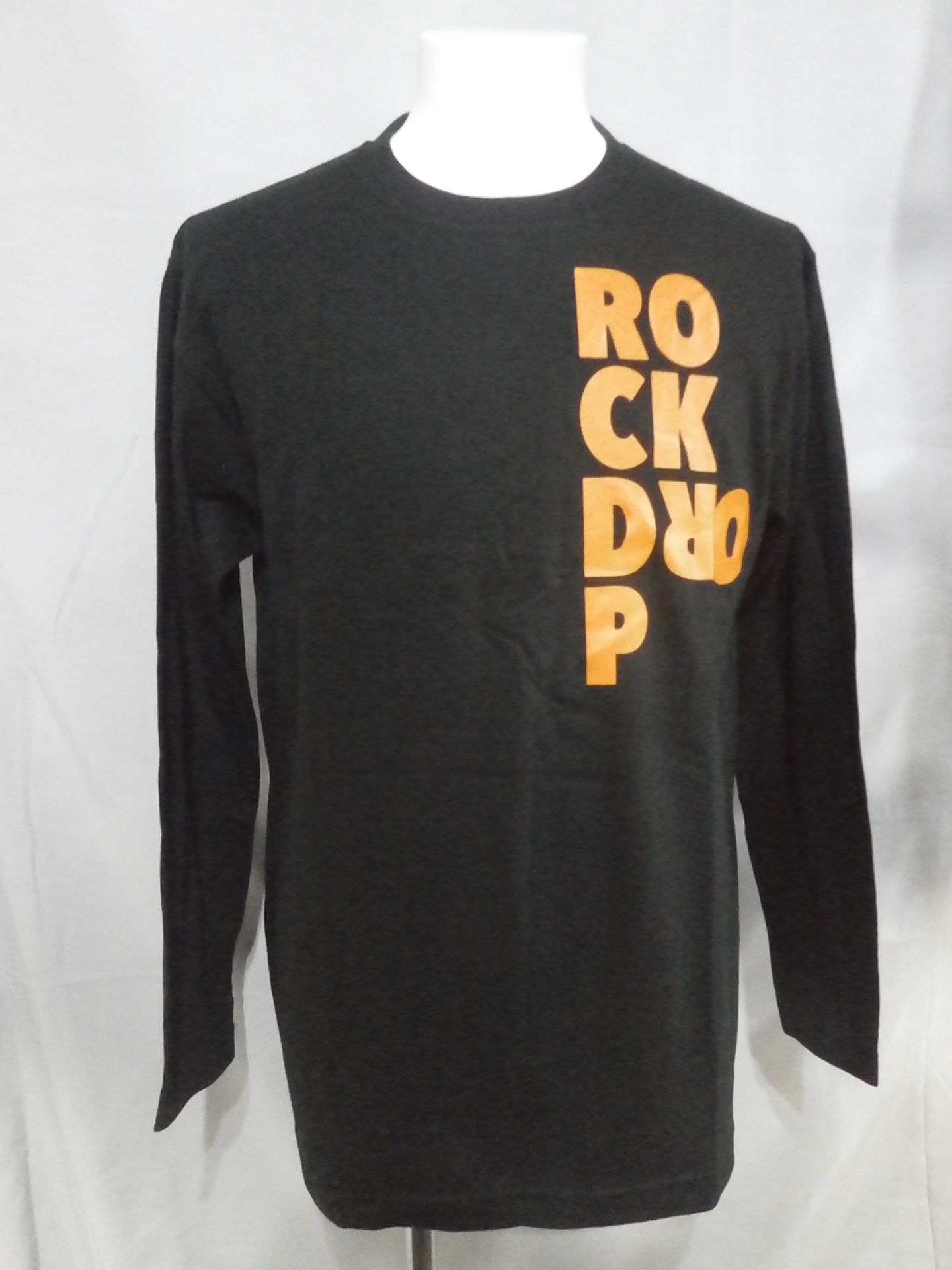 松本浩代「ROCK DROP」ロングスリーブTシャツ①(ブラック)
