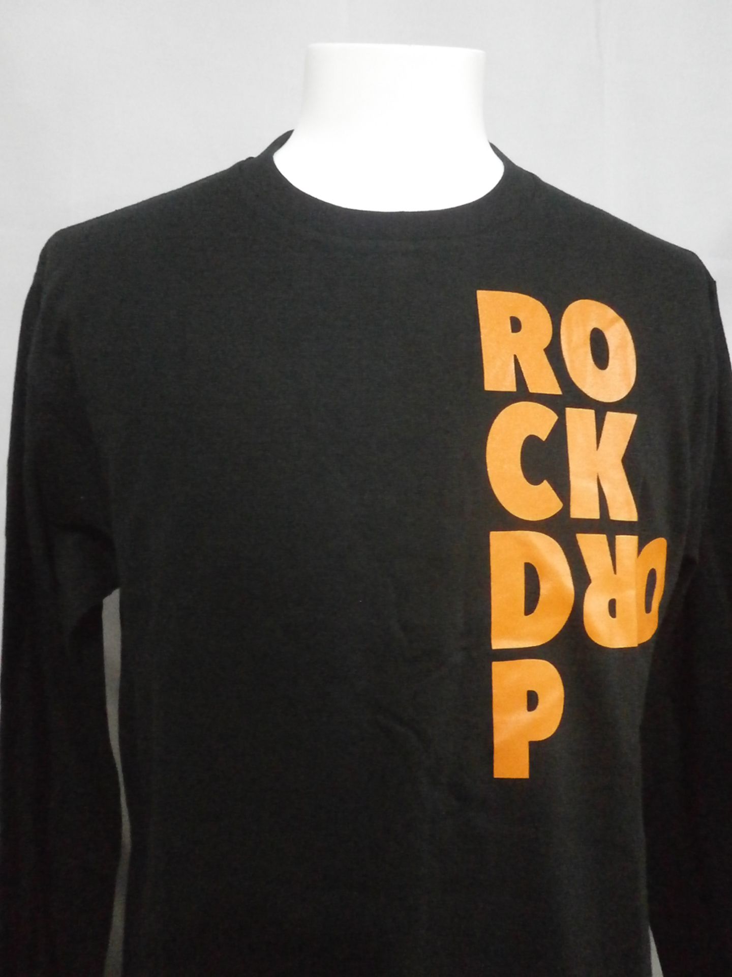 松本浩代「ROCK DROP」ロングスリーブTシャツ①(ブラック)