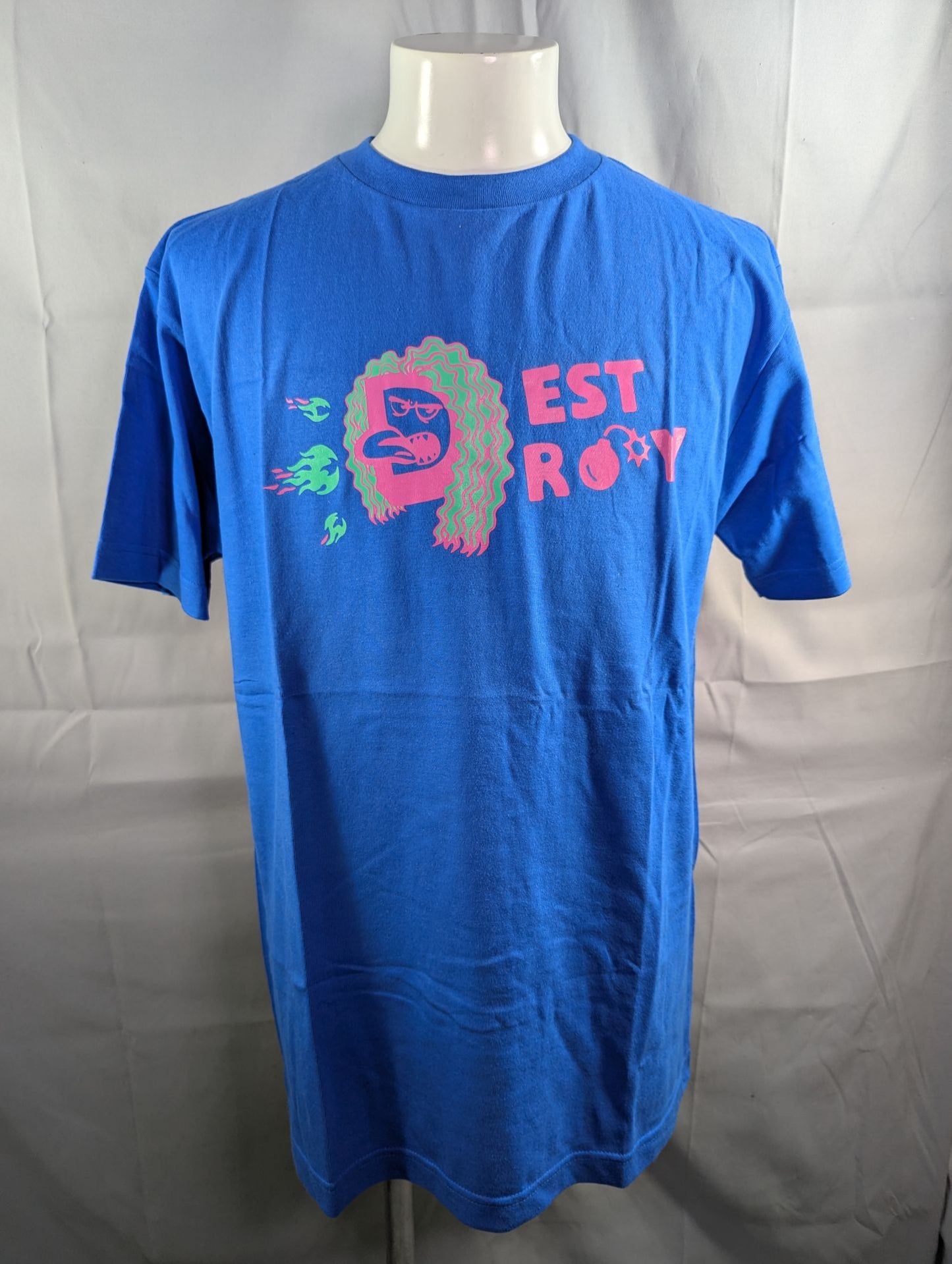 Hiroyo Matsumoto "DESTROY" T-shirt (1) (Blue)