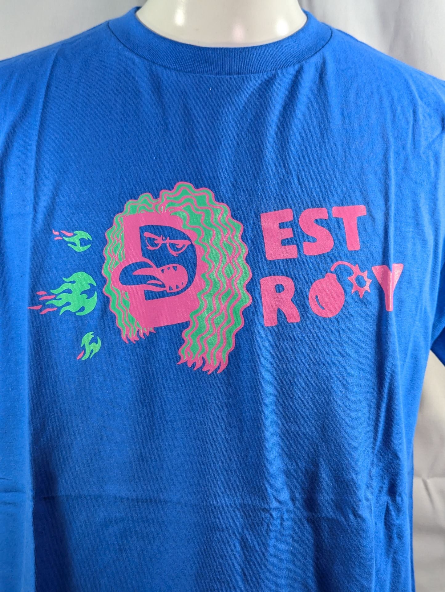 Hiroyo Matsumoto "DESTROY" T-shirt (1) (Blue)