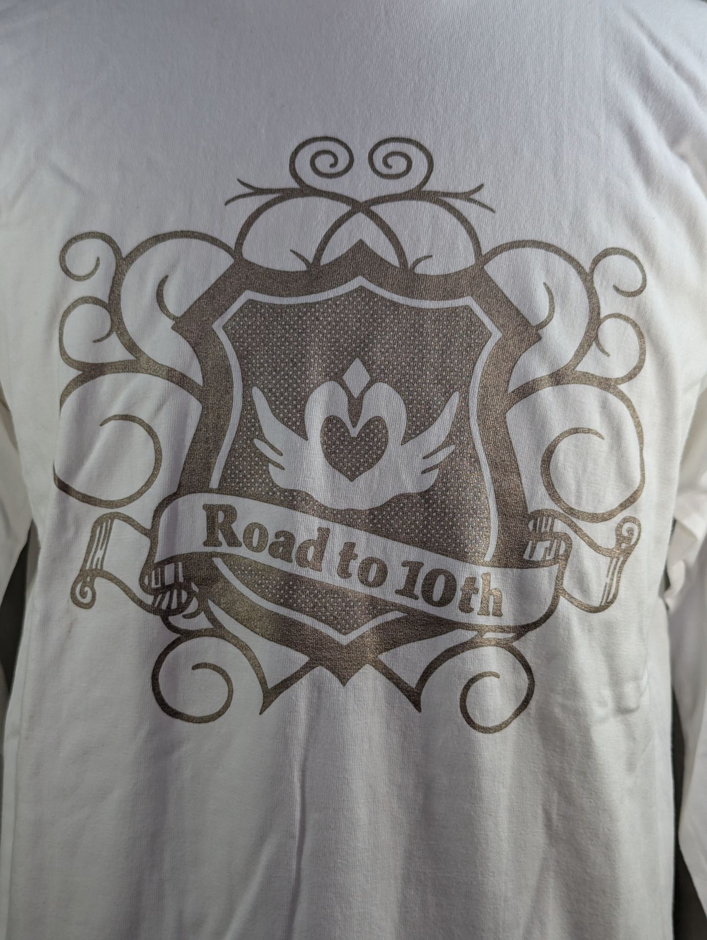 Ray "Road to 10th" Long T-Shirt (White)