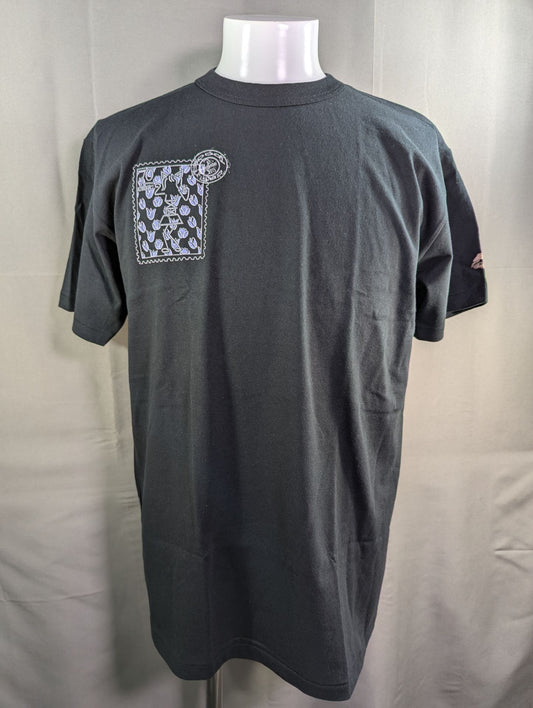 Actress Girls Illustration T-shirt (1) (Black)