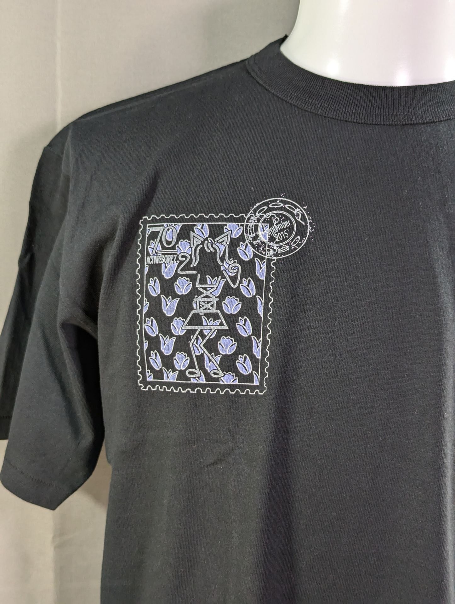 アクトレスガールズ イラスト Tシャツ①(ブラック)