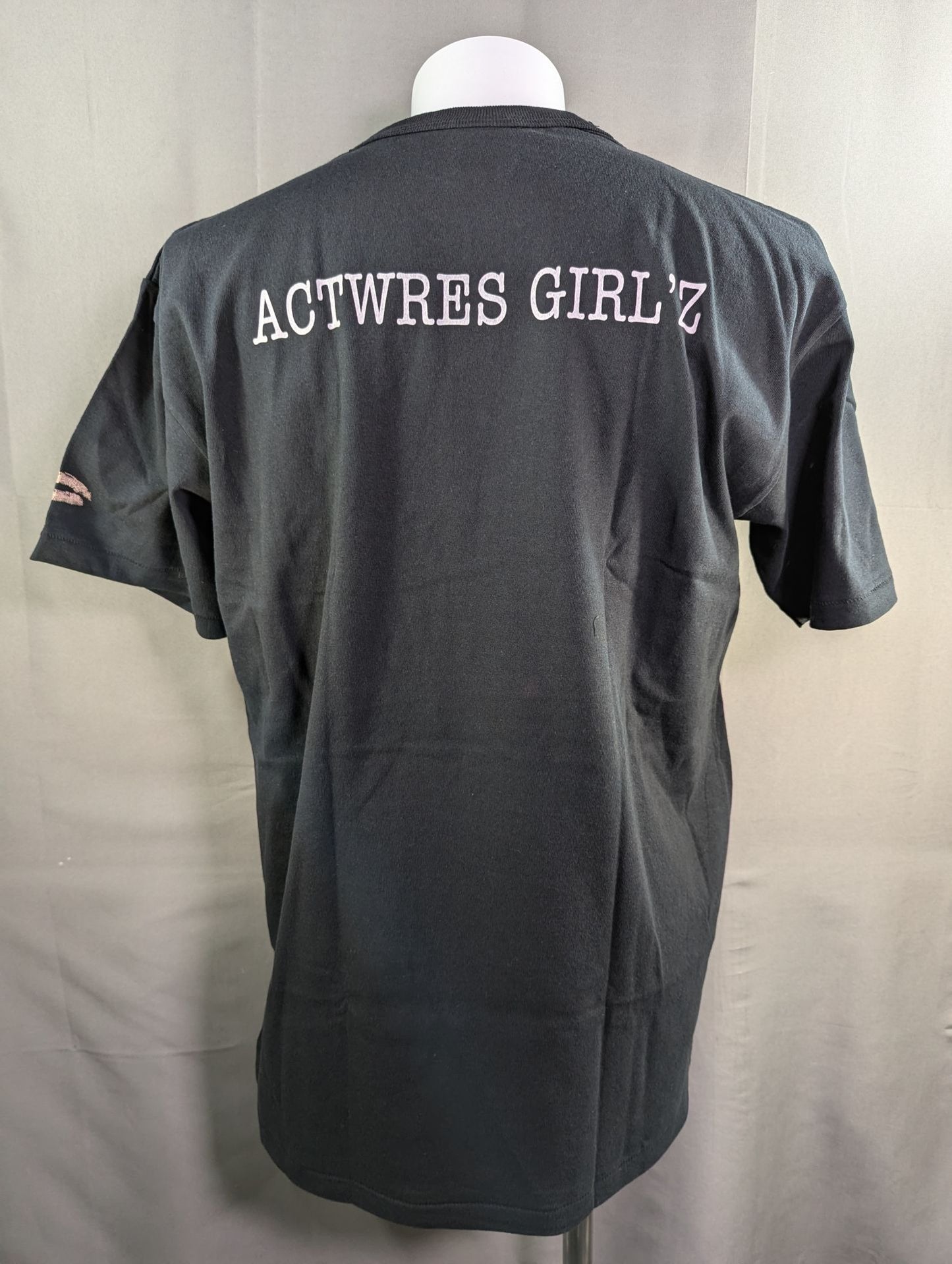 アクトレスガールズ イラスト Tシャツ①(ブラック)