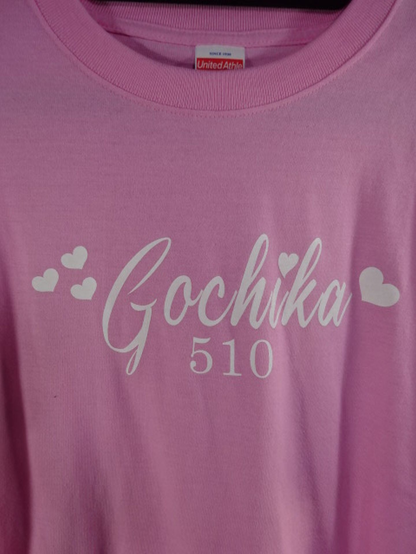 Chika Goto "Gochika 510" T-shirt (pink)