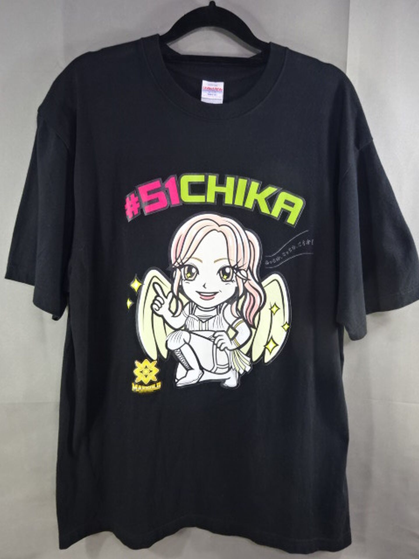 Chika Goto #51イラスト T-shirt (Black)