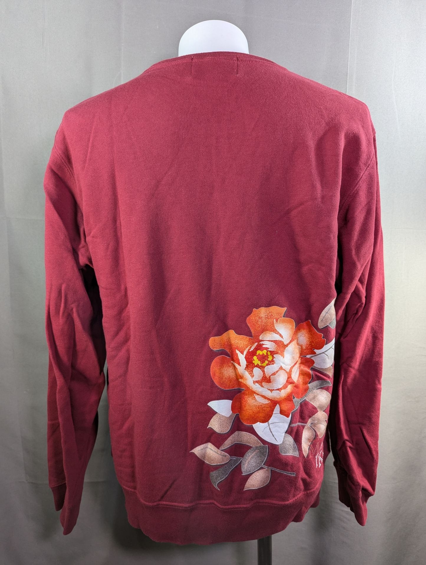 ★HTML ZERO3×STARDOM★ 舞華 コラボ スウェットトレーナー(ワインレッド)