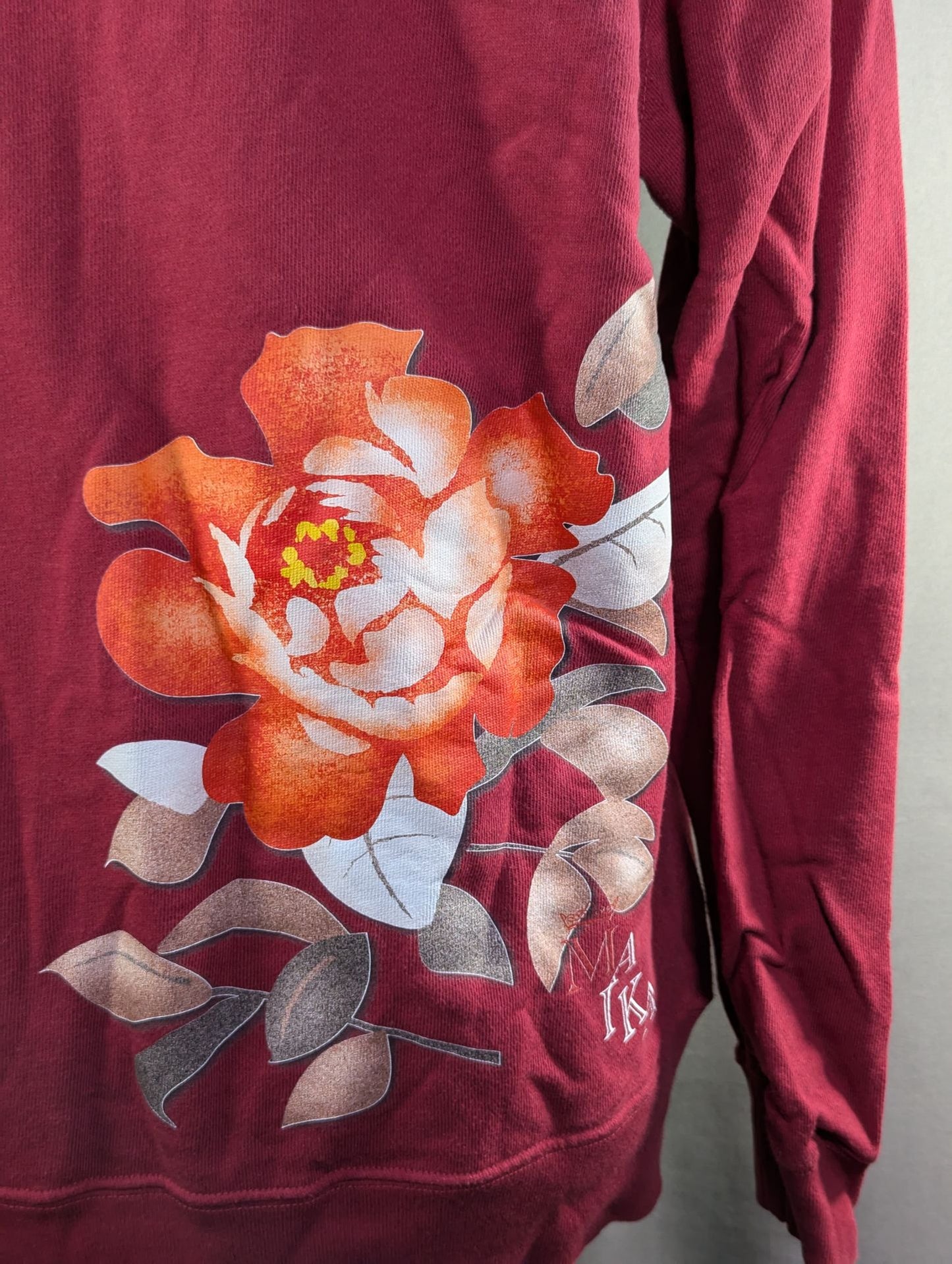 ★HTML ZERO3×STARDOM★ 舞華 コラボ スウェットトレーナー(ワインレッド)