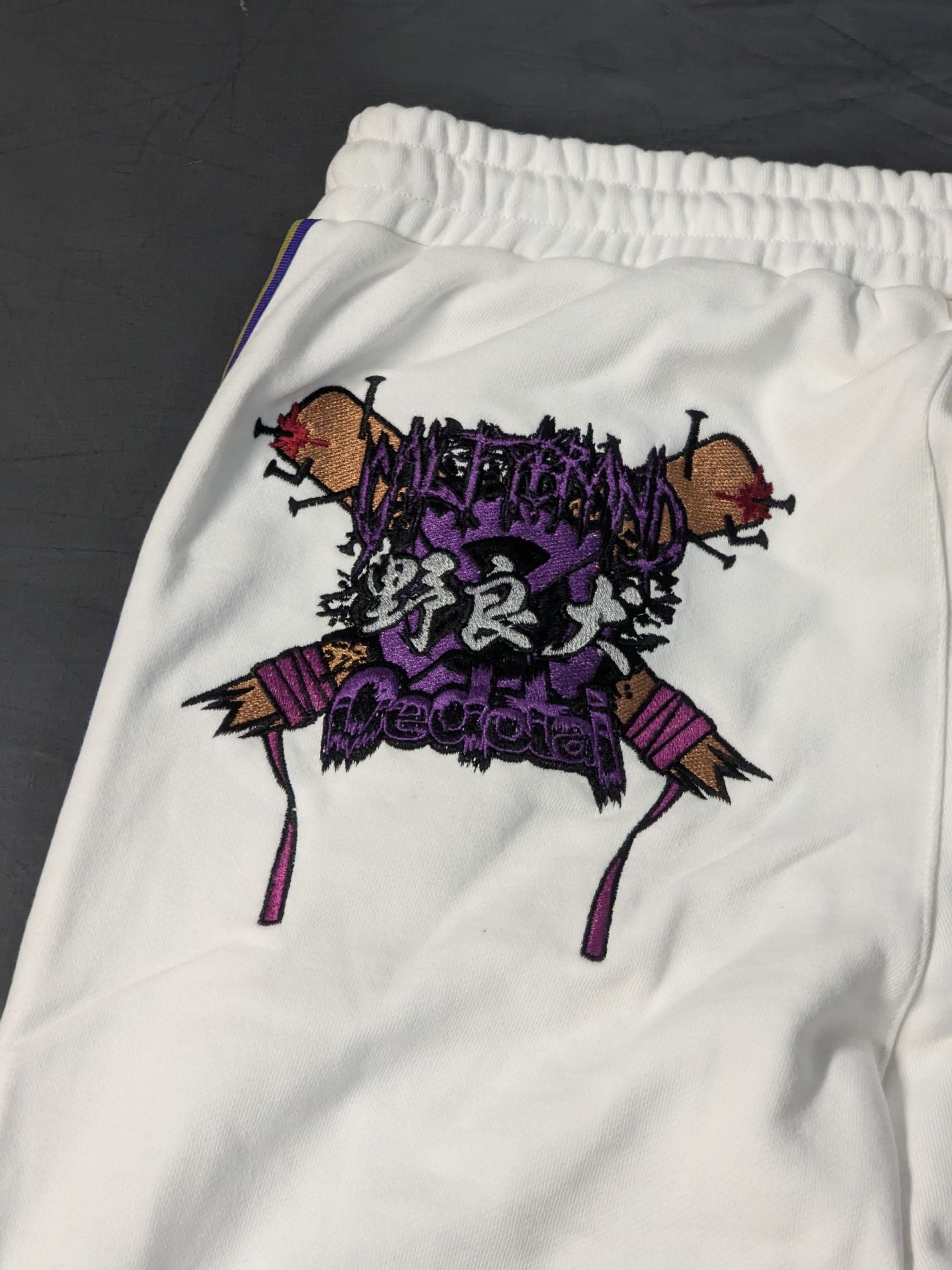 OEDO TAI  GALFY×OED Collaboration KUGI BAT Track Pants(White)