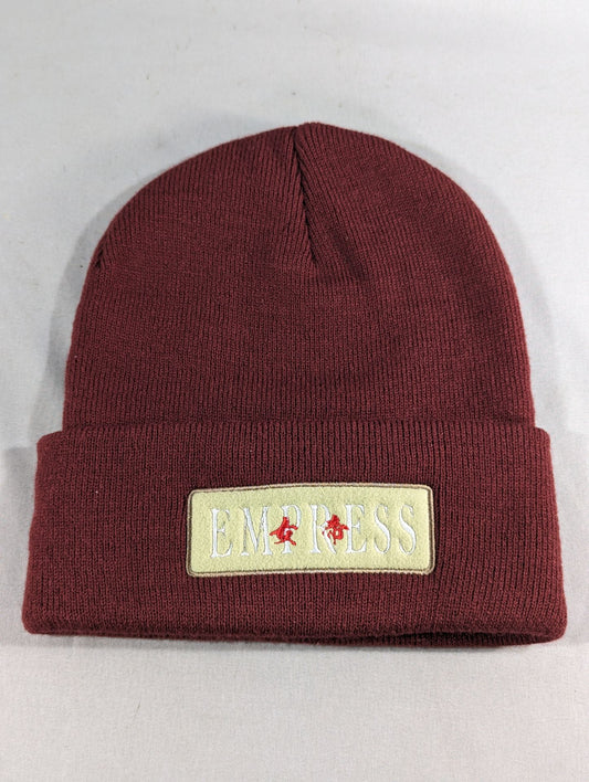★HTML ZERO3×STARDOM★ Maika  Collaboration Knit Cap (1) (Wine Red)