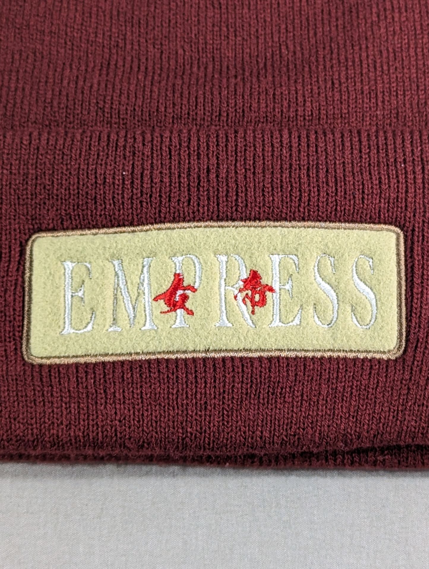 ★HTML ZERO3×STARDOM★ Maika  Collaboration Knit Cap (1) (Wine Red)