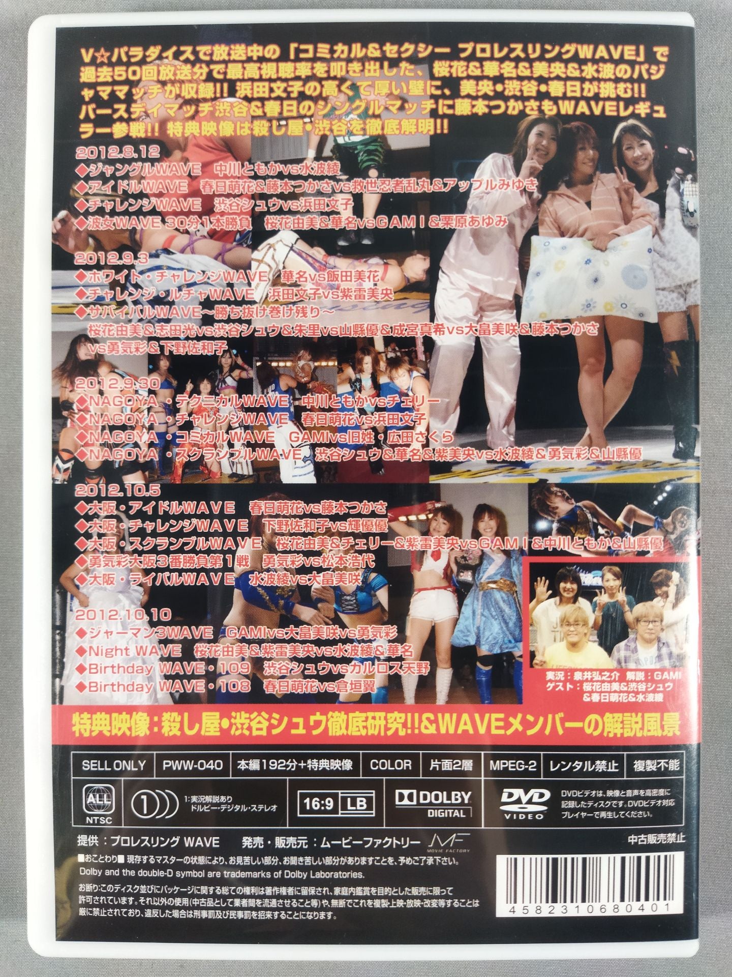Pro-wrestling WAVE Maniacs 17 / 2012.8.12-2012.10.10