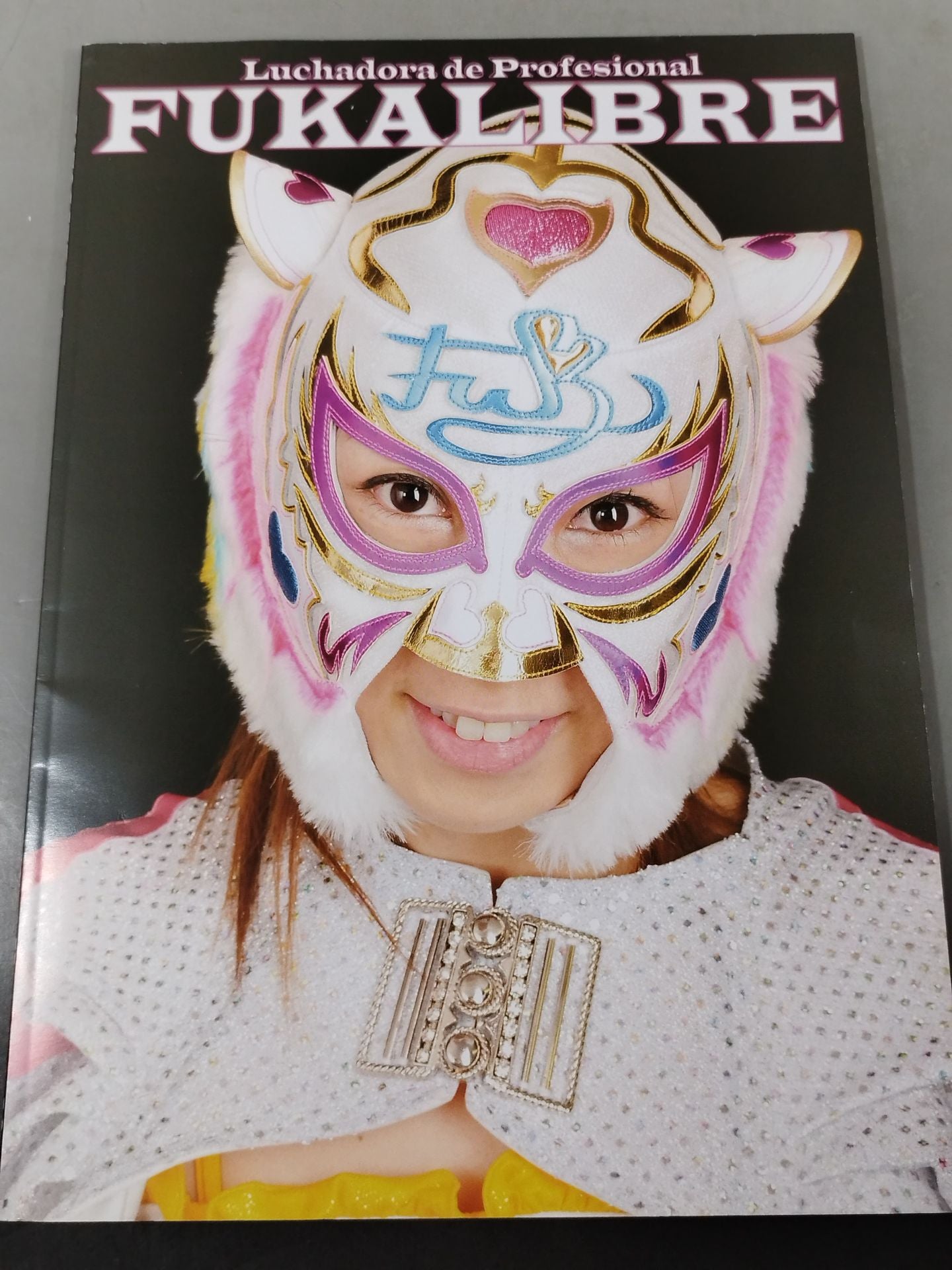 【Fuka hand signed autograph 】 FOTOLIBRE de Mascara Numero.13