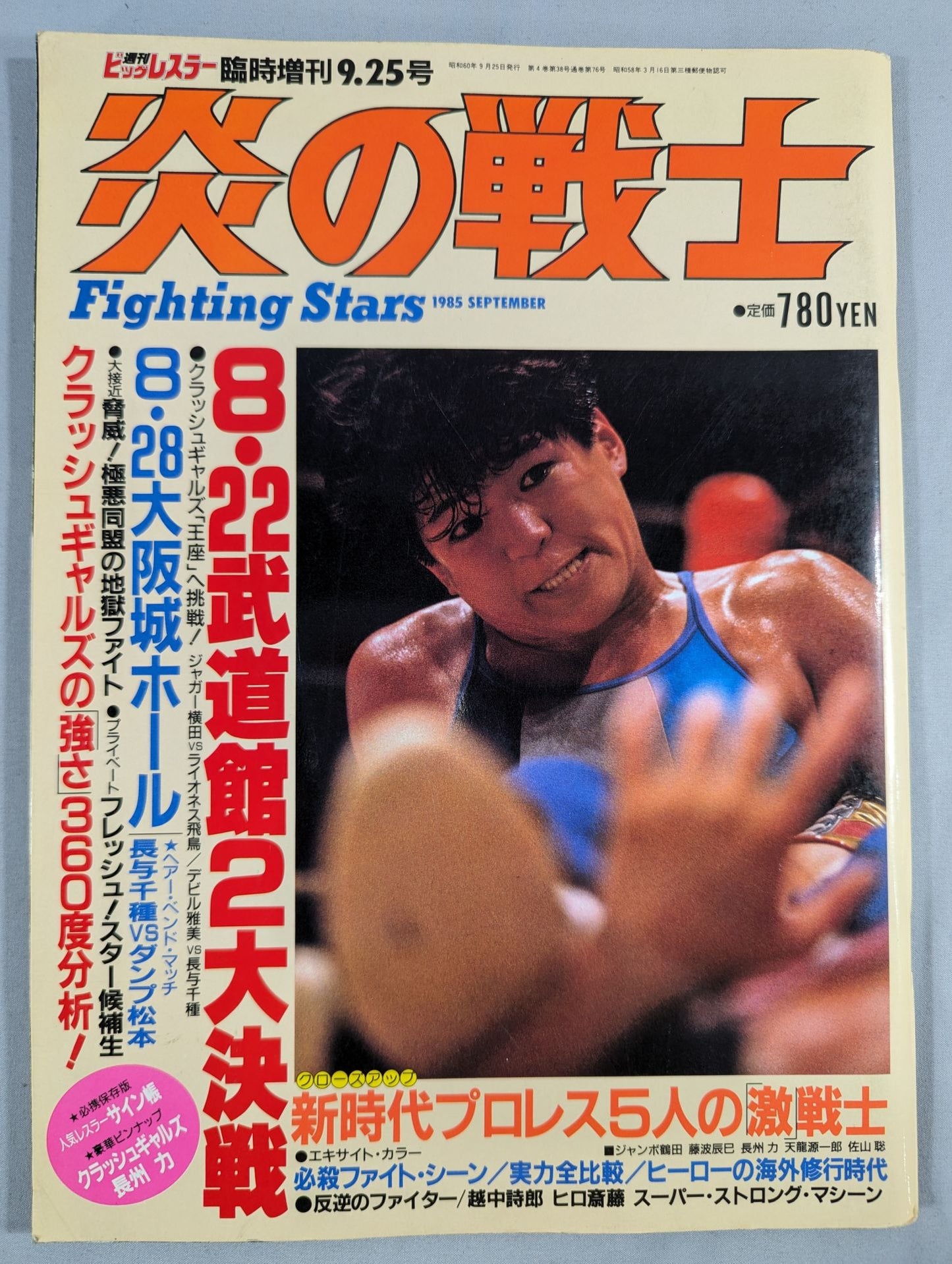 炎の戦士 / 週刊ビッグレスラー臨時増刊9.25