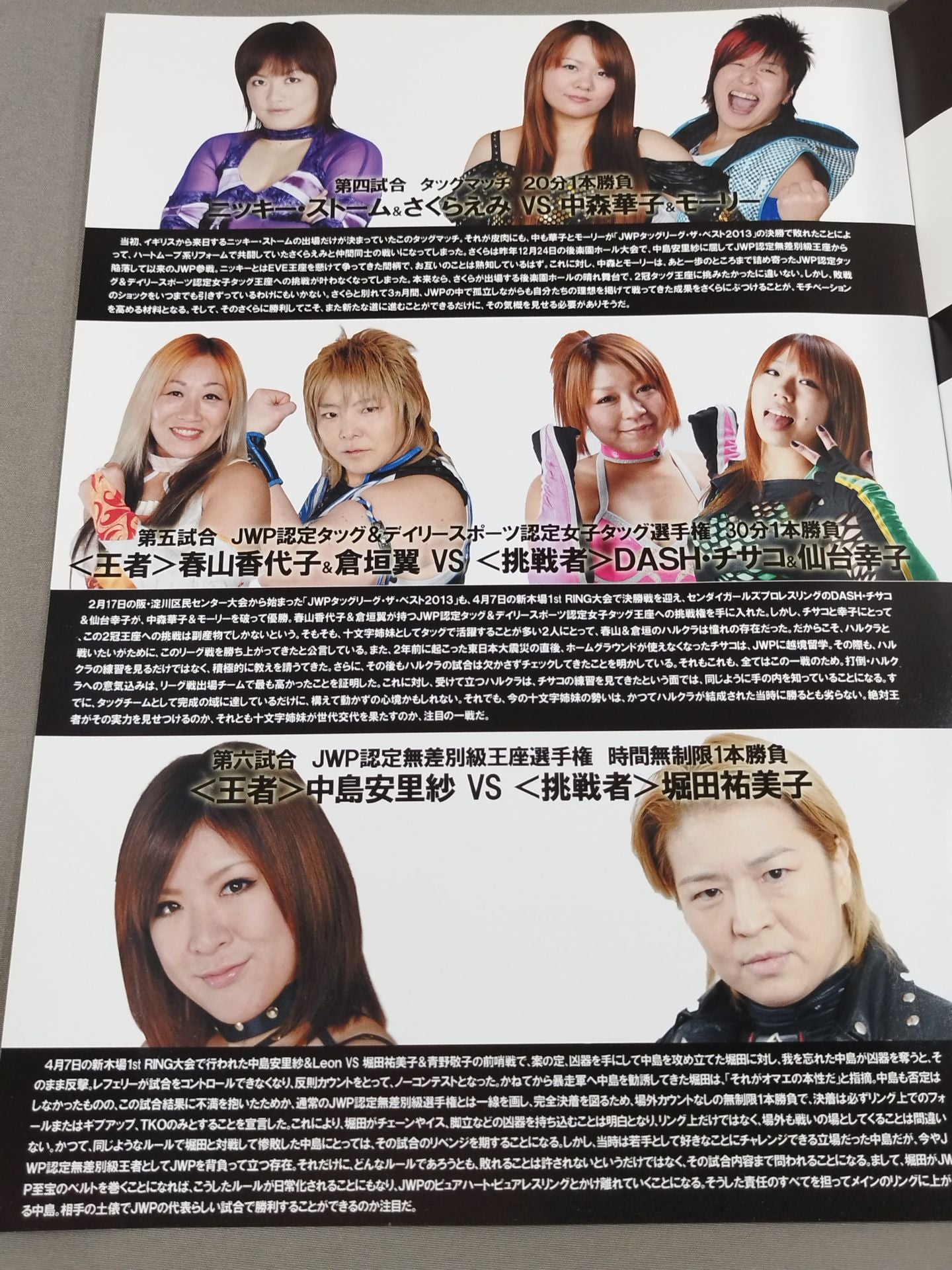 JWP / オフィシャルパンフレット2013 Vol.10