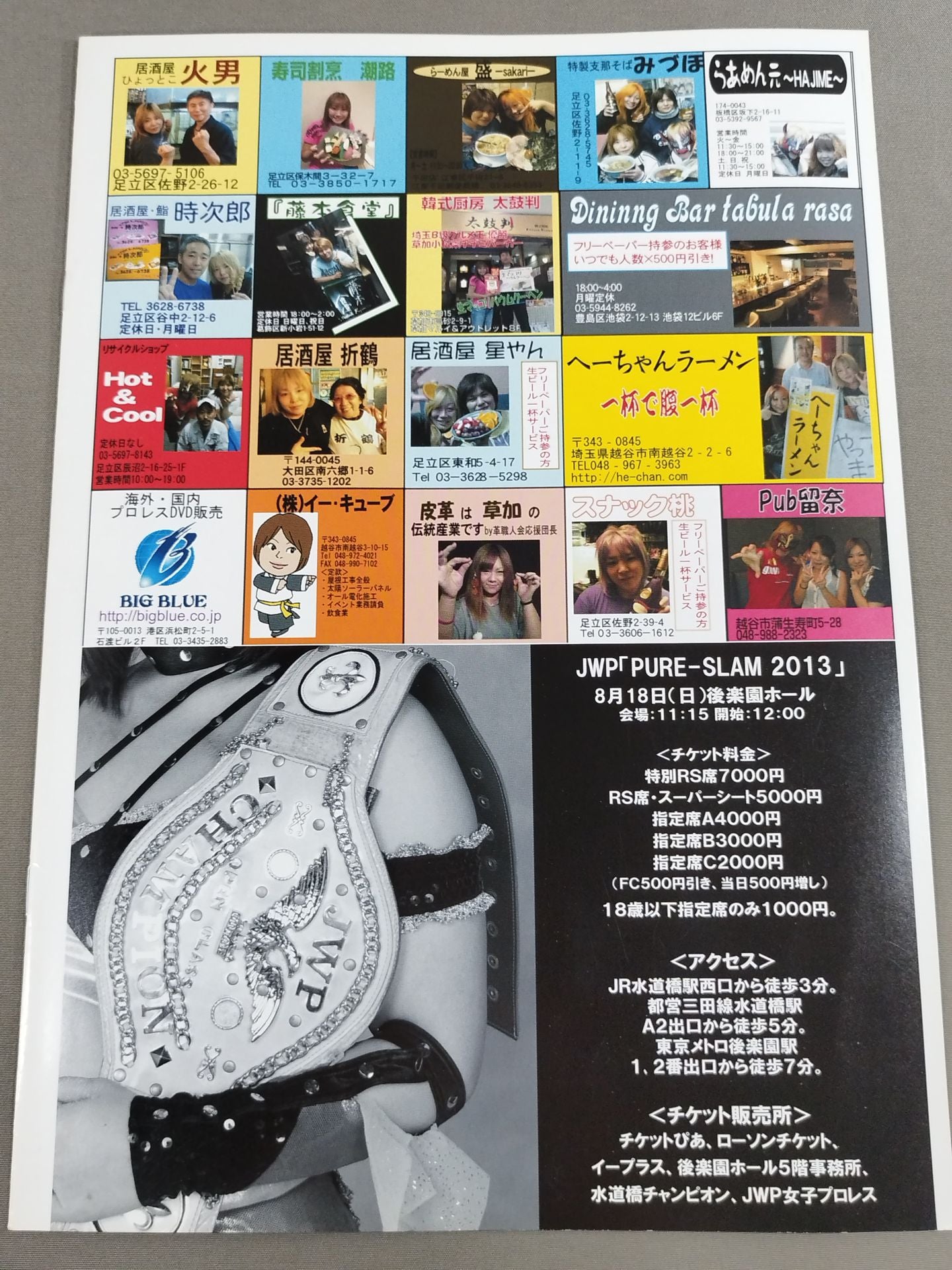 JWP / オフィシャルパンフレット2013 Vol.10