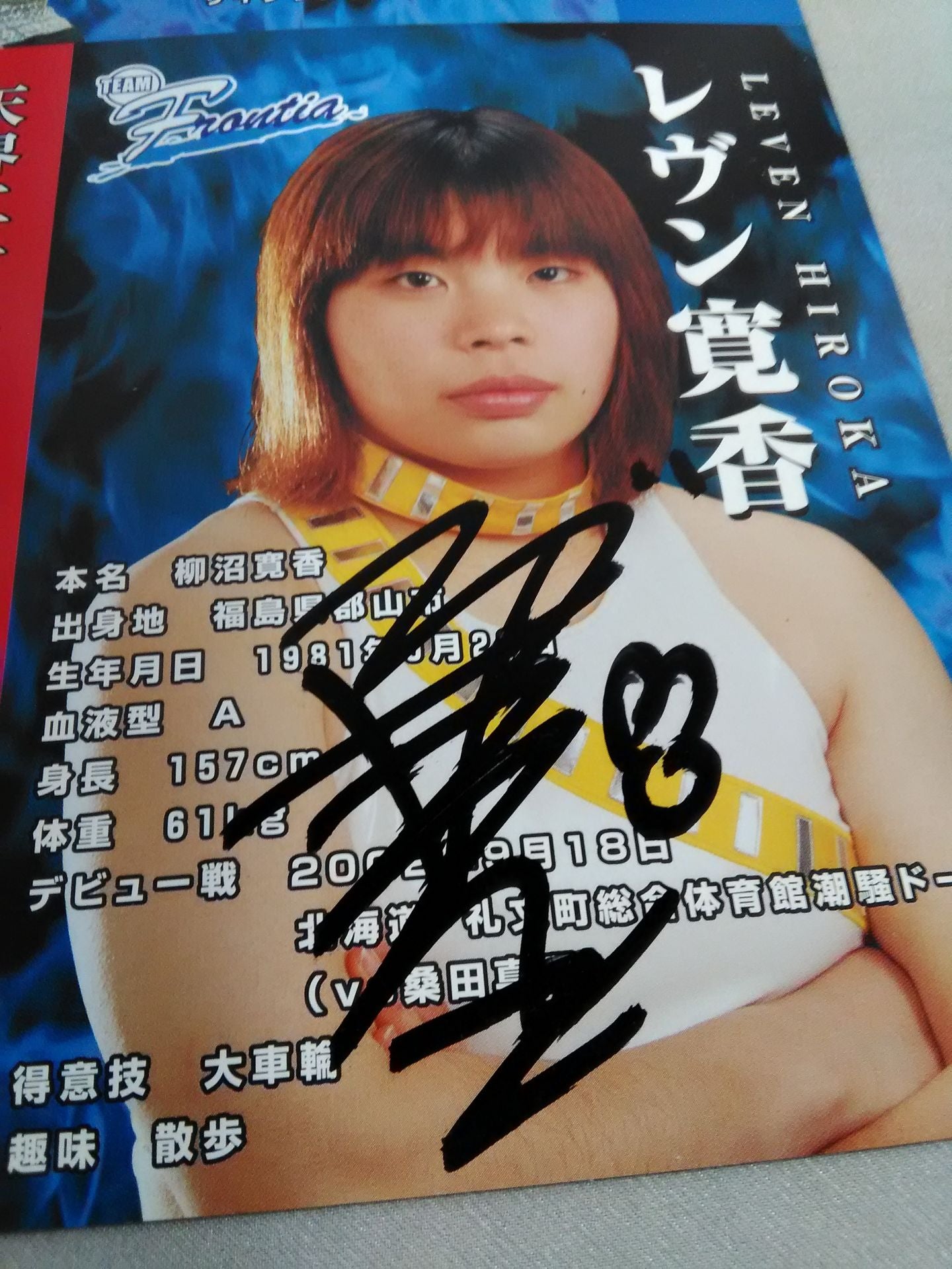 【3選手直筆サイン入り】LLPW / 2003 OFFICIAL GUIDE BOOK