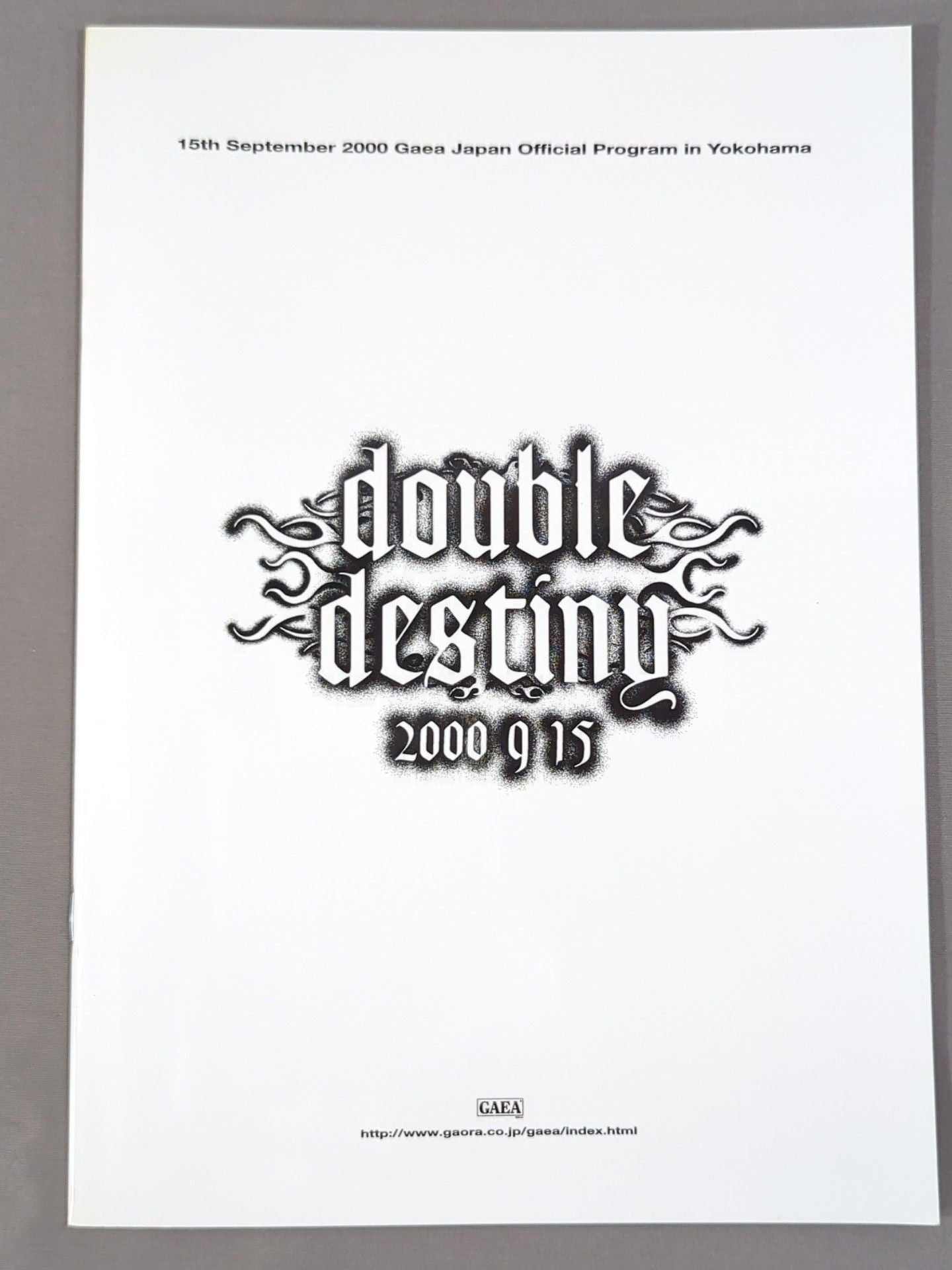 GAEA / DOUBLE DESTINY in YOKOHAMA 2000
