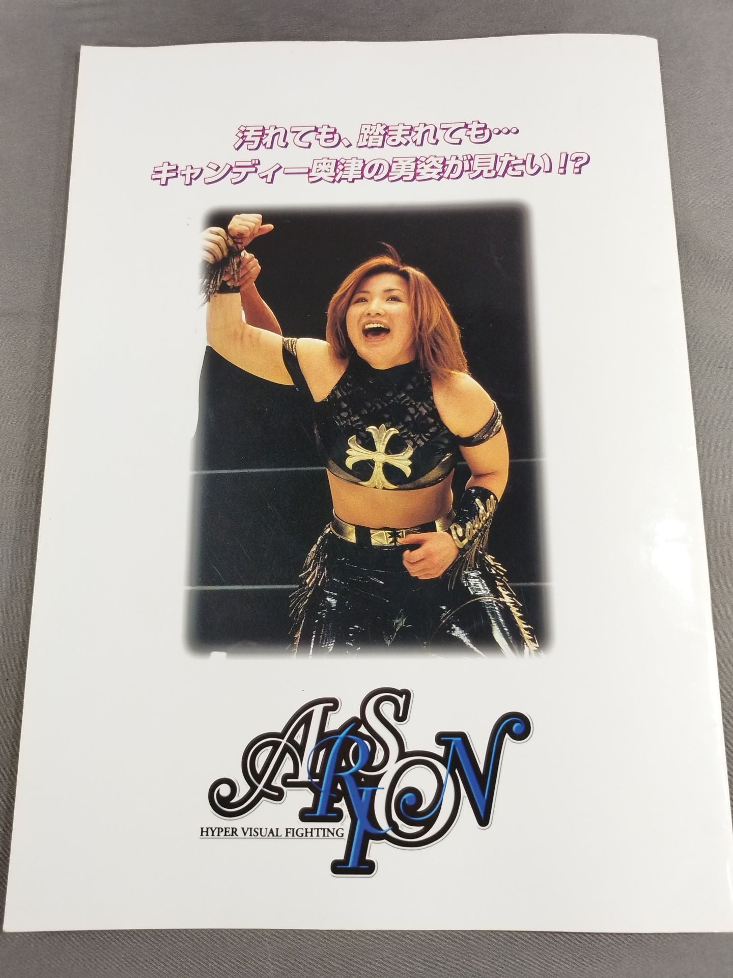[3 fighters hand signed autograph ARSION Official Guidebook Vol.15