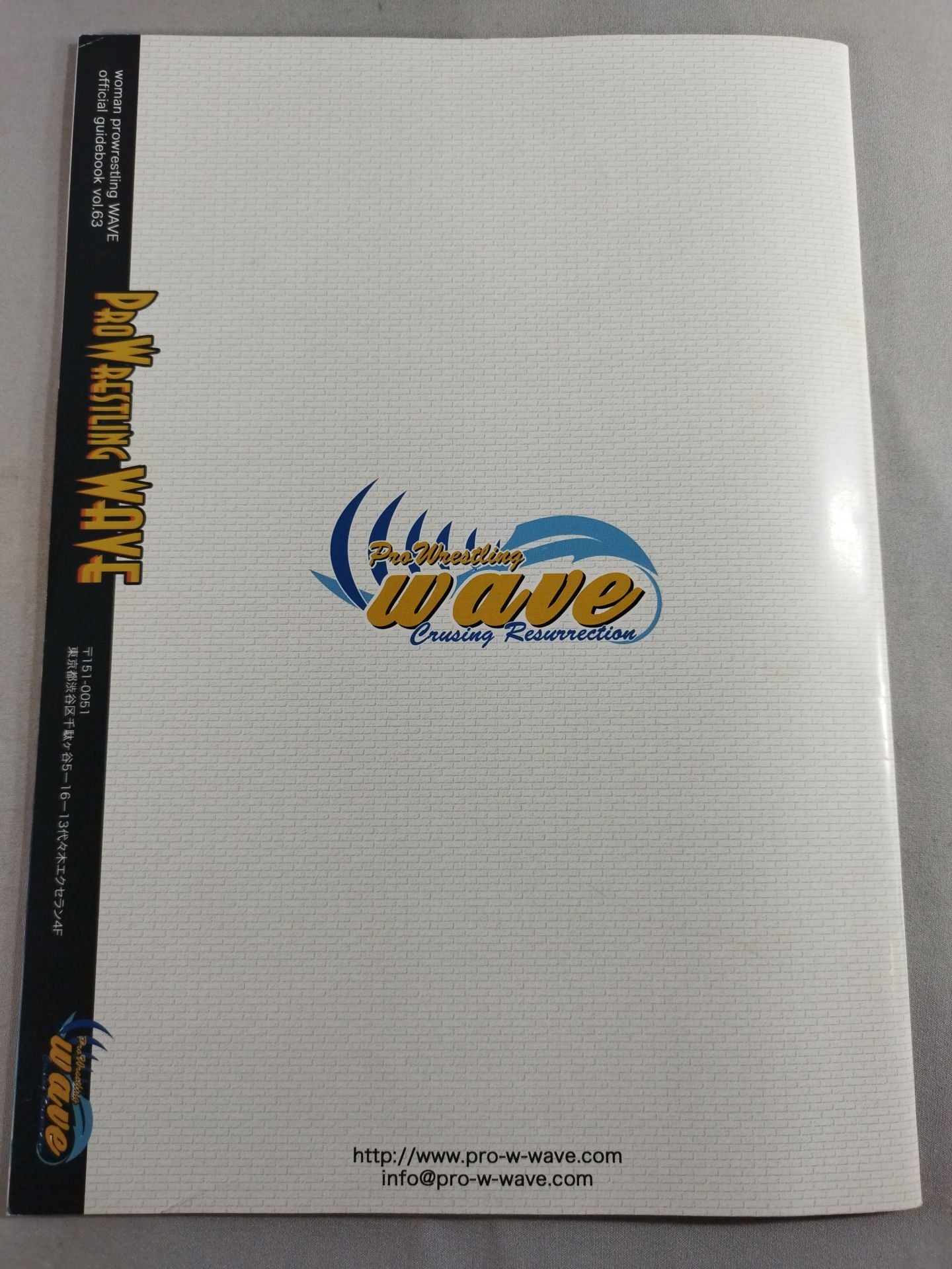 Pro-wrestling WAVE Official Brochure vol.63