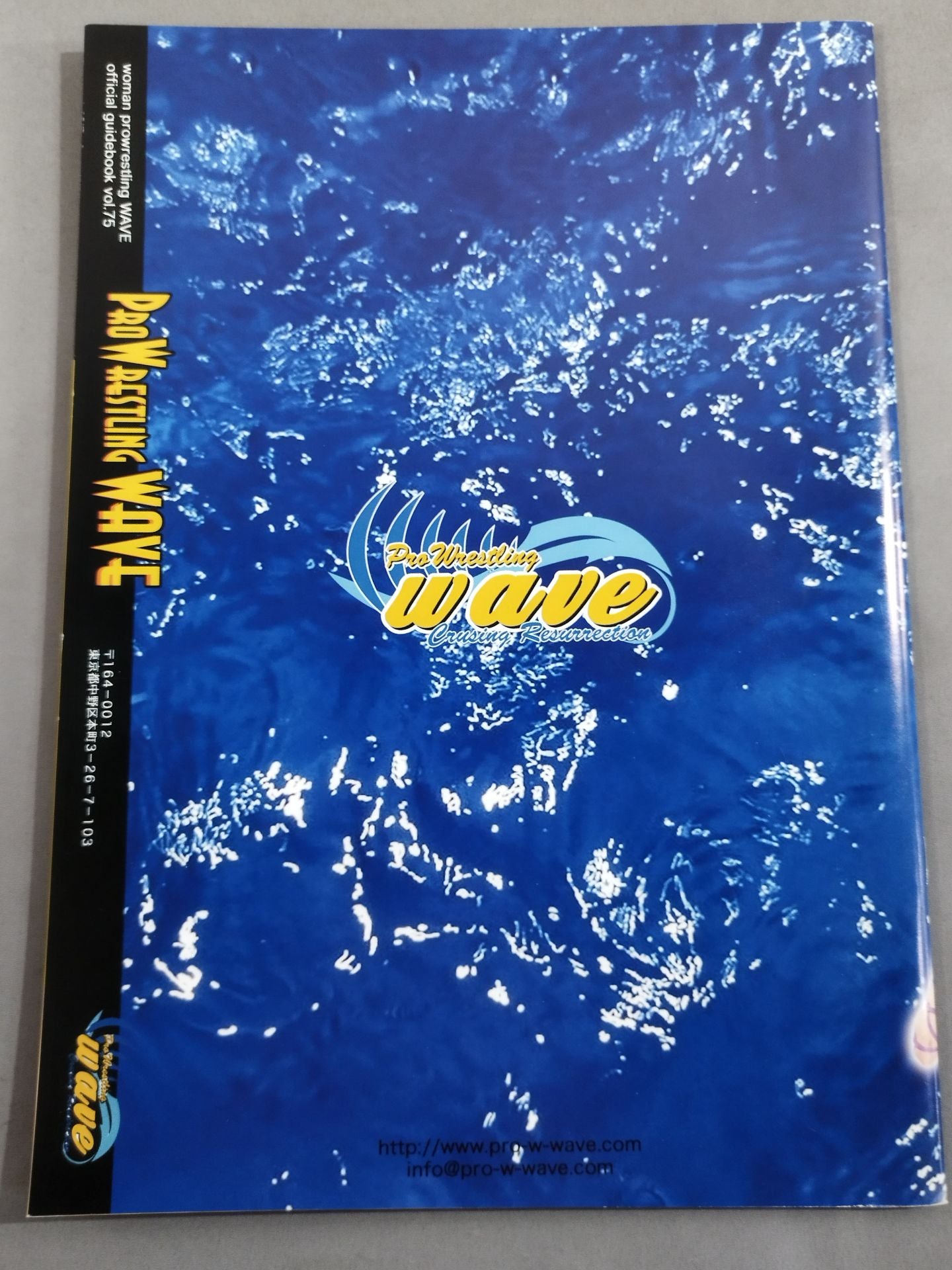 プロレスリングWAVE 公式パンフレット vol.75
