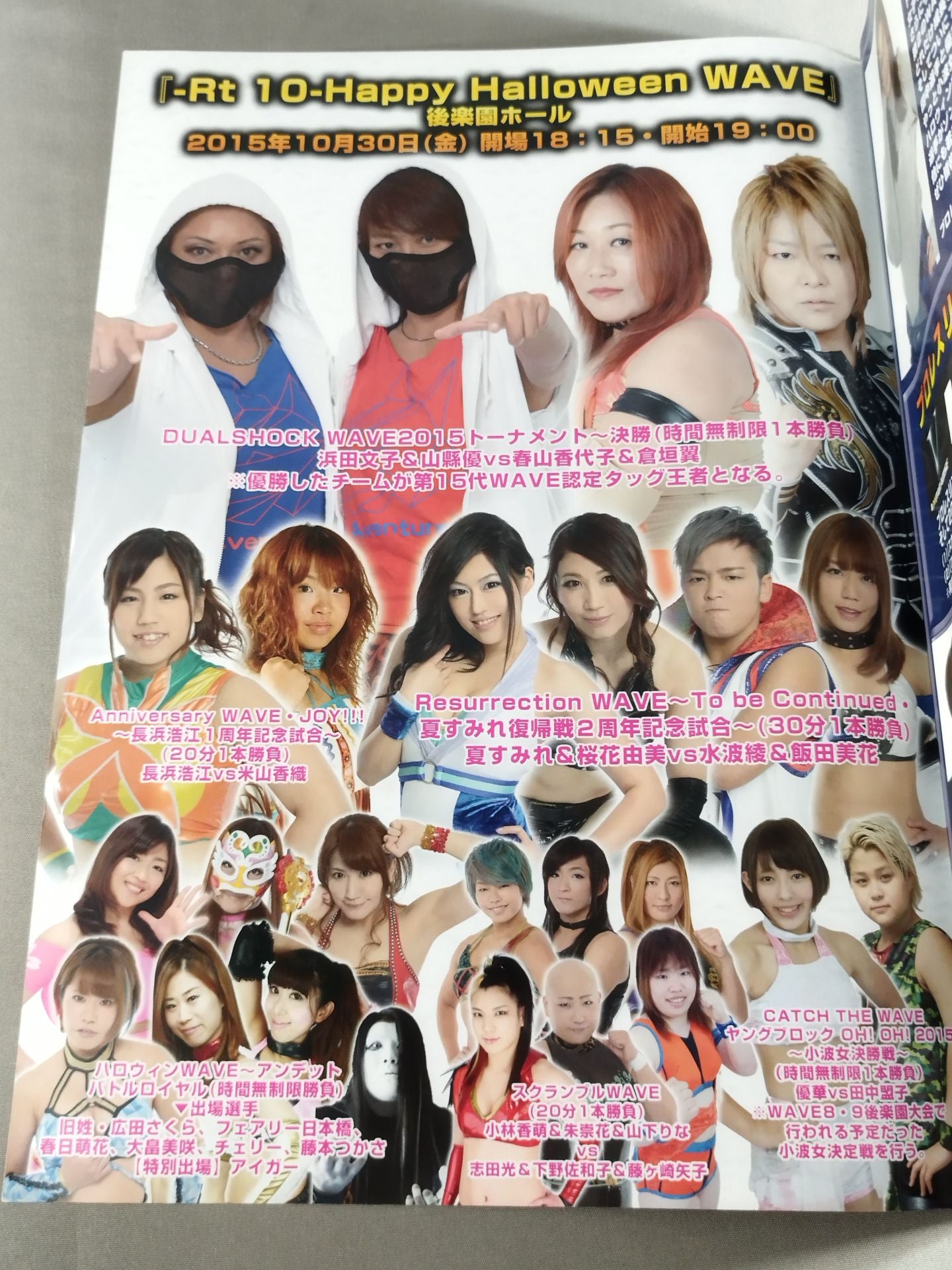 Pro-wrestling WAVE Official Brochure vol.84
