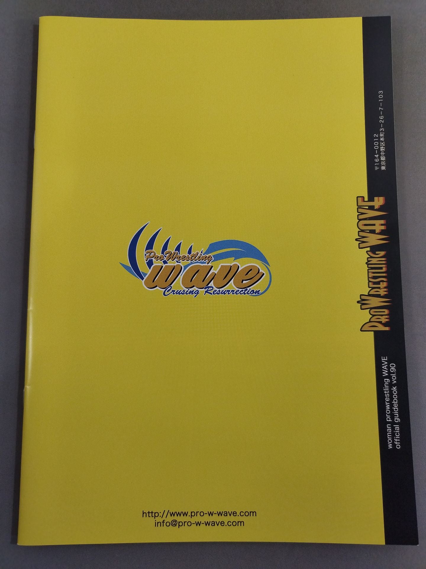 Pro-wrestling WAVE Official Brochure vol.90