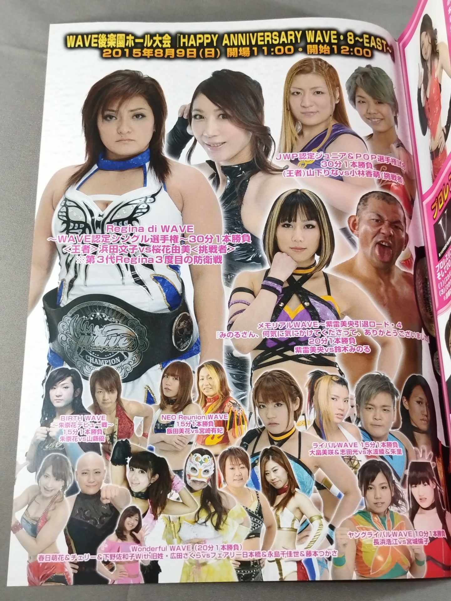 Pro-wrestling WAVE Official Brochure vol.82
