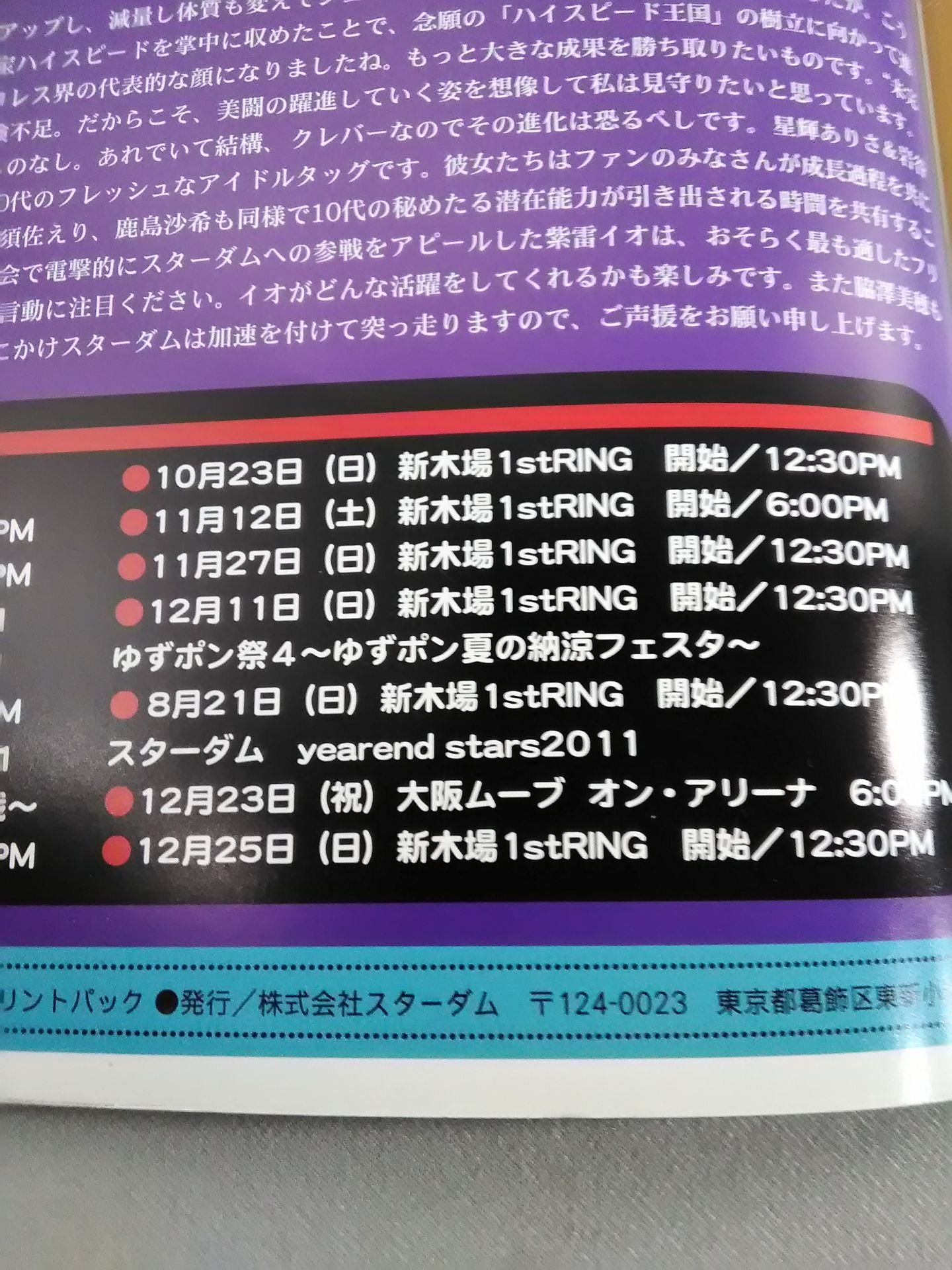 STARDOM OFFICIAL GUIDE BOOK Vol.6