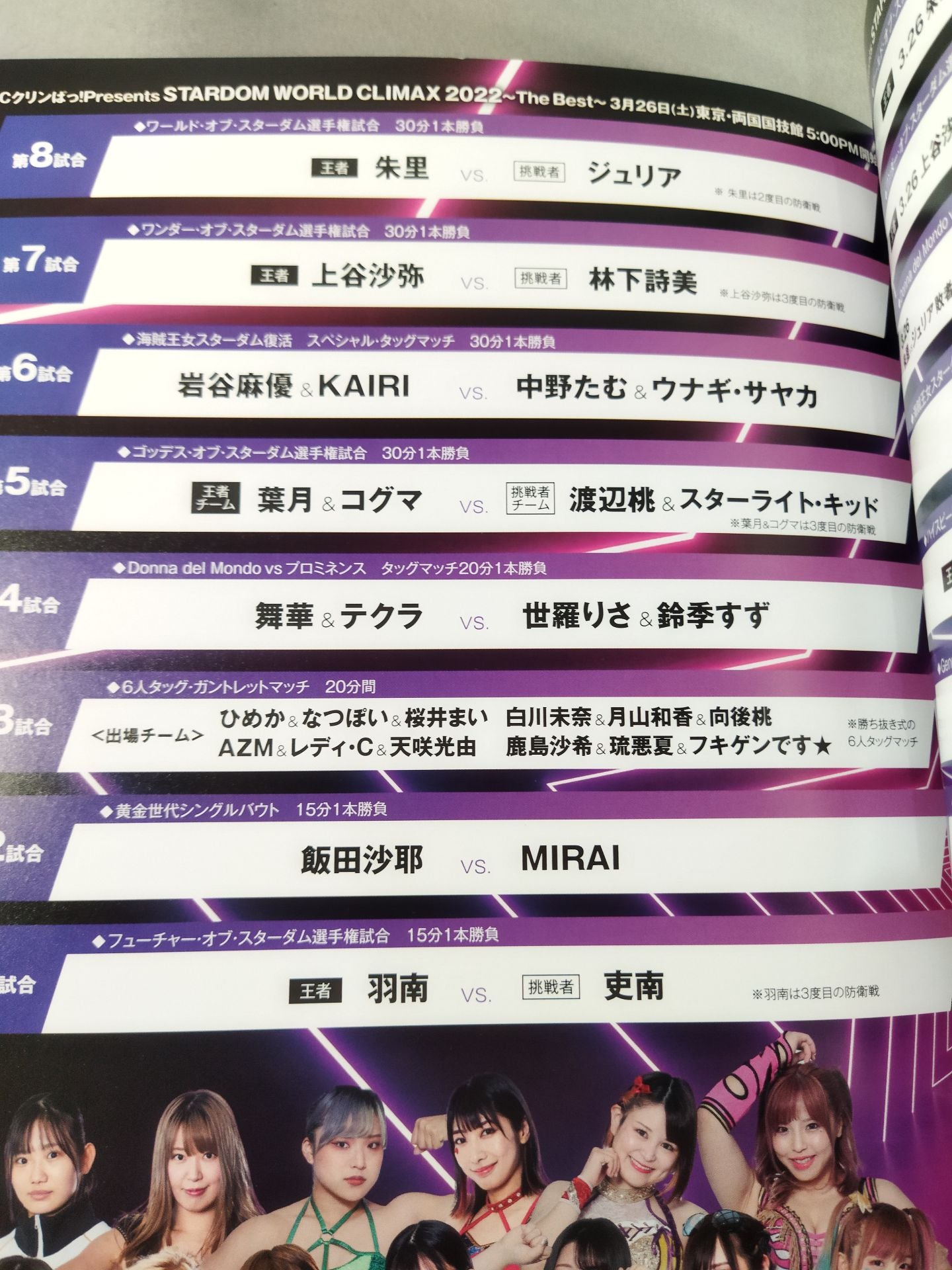 STARDOM WORLD CLIMAX 2022 in Ryogoku / The Best・The Top